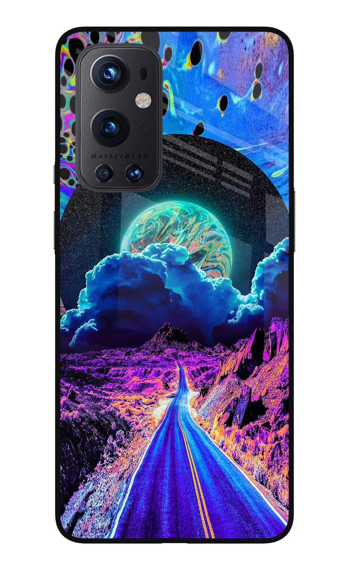 Psychedelic Painting Oneplus 9 Pro Glass Case - Psychedelic Painting Oneplus 9 Pro Glass Case Psychedelic Painting Oneplus 9 Pro Glass Case