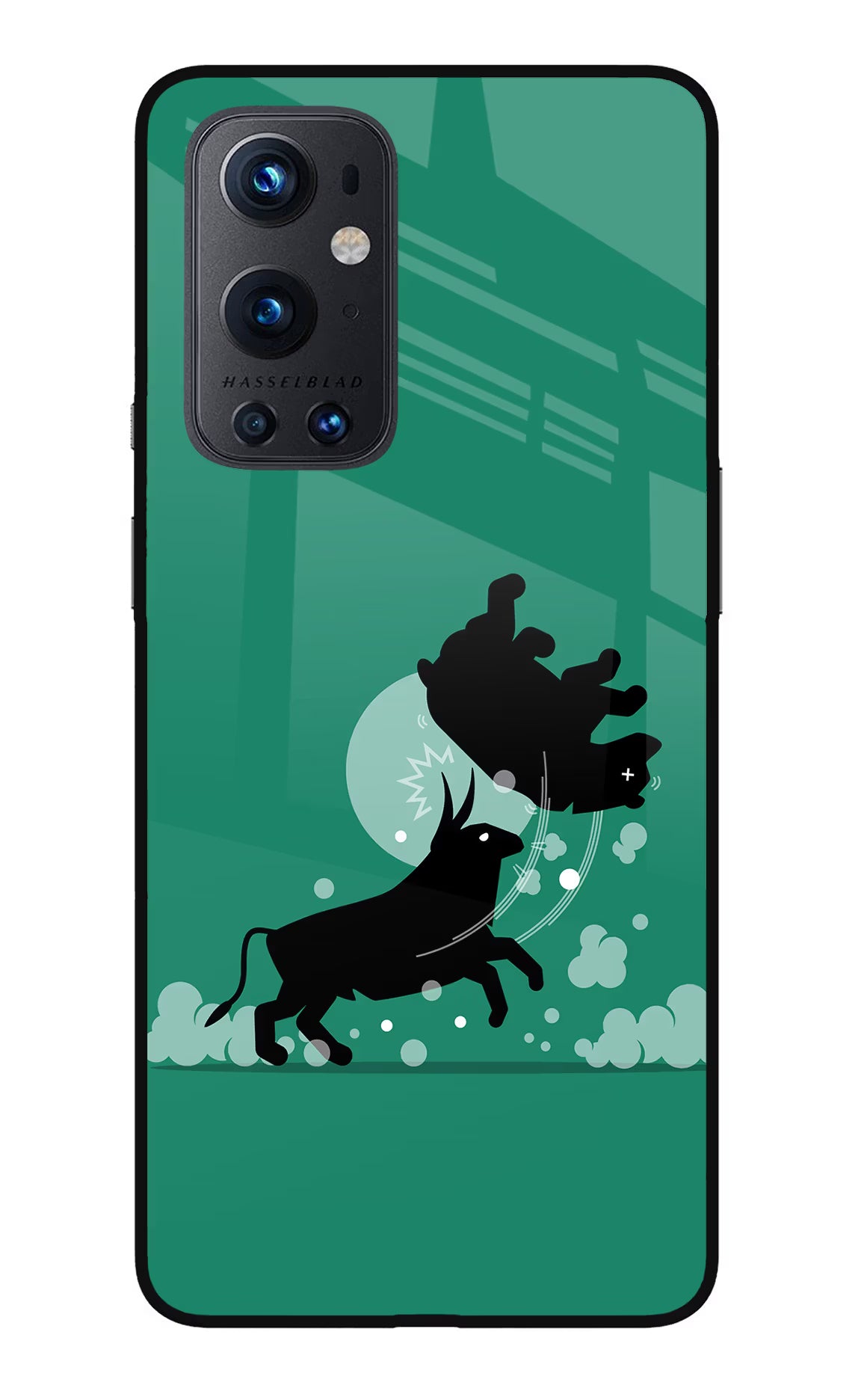 Bull Conqueror Oneplus 9 Pro Glass Case - Bull Conqueror Oneplus 9 Pro Glass Case Bull Conqueror Oneplus 9 Pro Glass Case