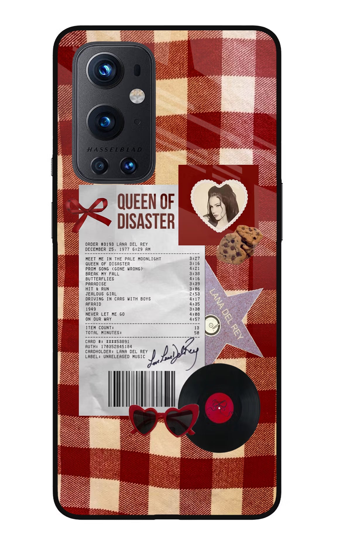 Queen of Disaster Oneplus 9 Pro Glass Case - Queen of Disaster Oneplus 9 Pro Glass Case Queen of Disaster Oneplus 9 Pro Glass Case