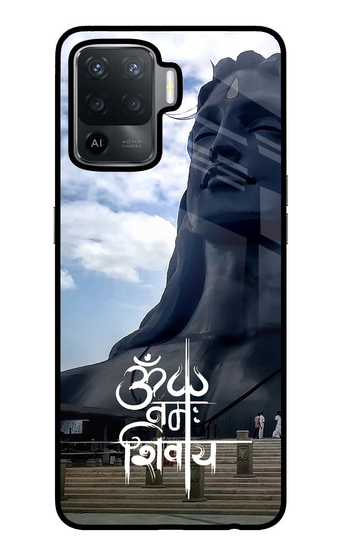 Om Namah Shivay Oppo F19 Pro Glass Case - Om Namah Shivay Oppo F19 Pro Glass Case Om Namah Shivay Oppo F19 Pro Glass Case