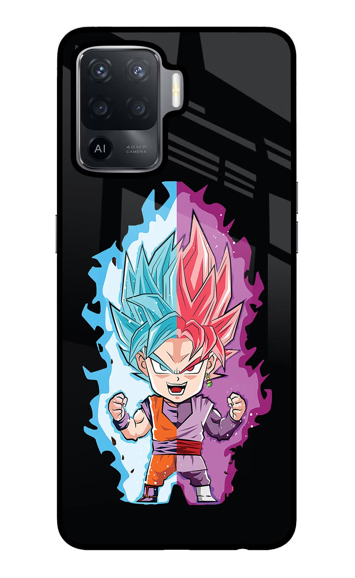 Chota Goku Oppo F19 Pro Glass Case - Chota Goku Oppo F19 Pro Glass Case Chota Goku Oppo F19 Pro Glass Case