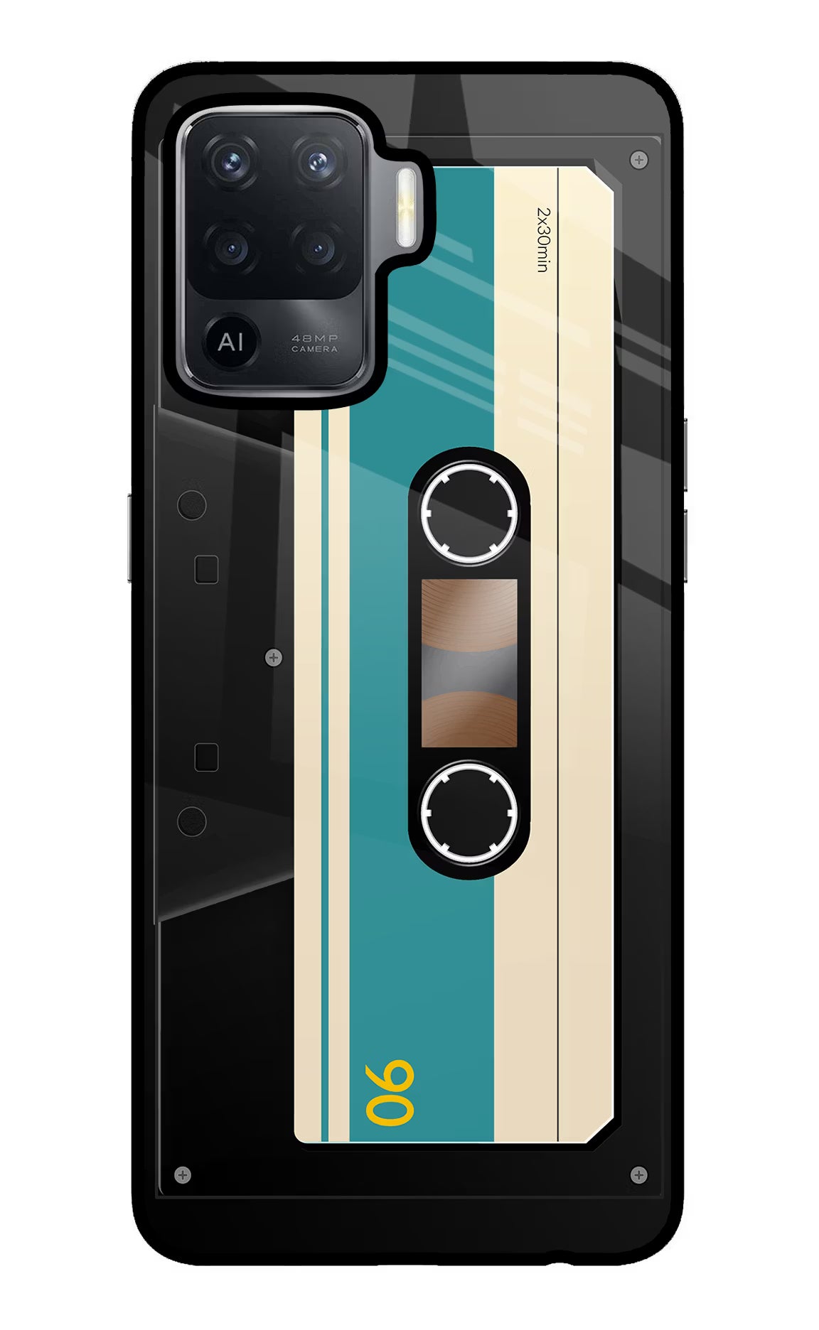 Cassette Oppo F19 Pro Glass Case - Cassette Oppo F19 Pro Glass Case Cassette Oppo F19 Pro Glass Case