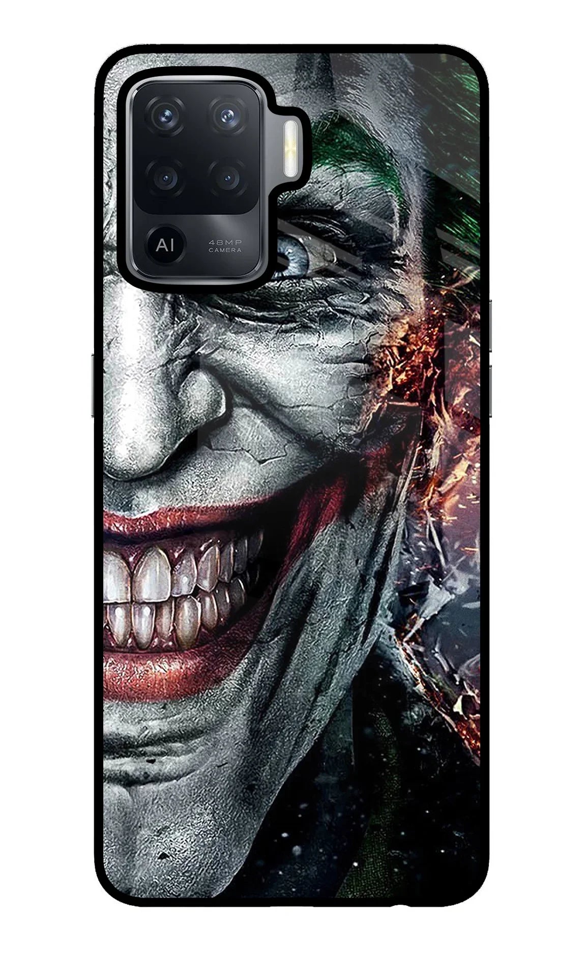 Joker Cam Oppo F19 Pro Glass Case - Joker Cam Oppo F19 Pro Glass Case Joker Cam Oppo F19 Pro Glass Case