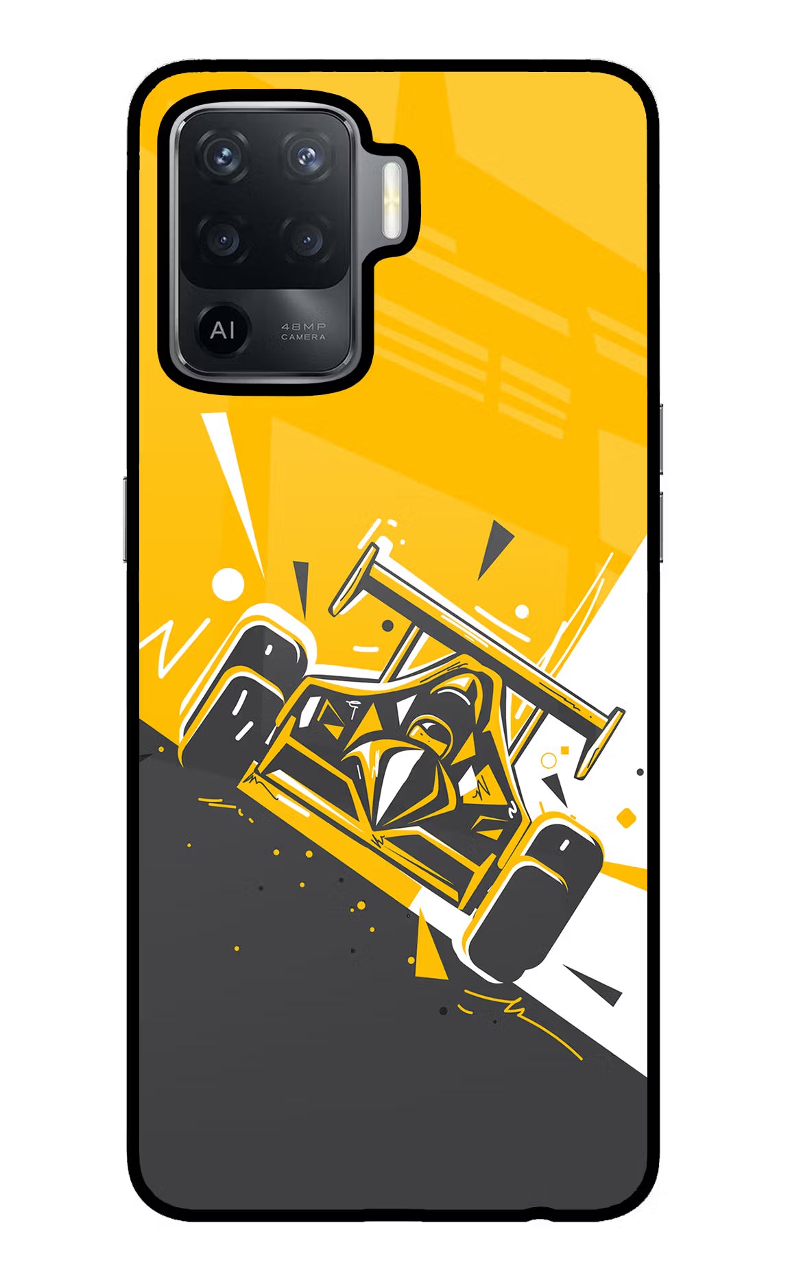 Track King Oppo F19 Pro Glass Case - Track King Oppo F19 Pro Glass Case Track King Oppo F19 Pro Glass Case