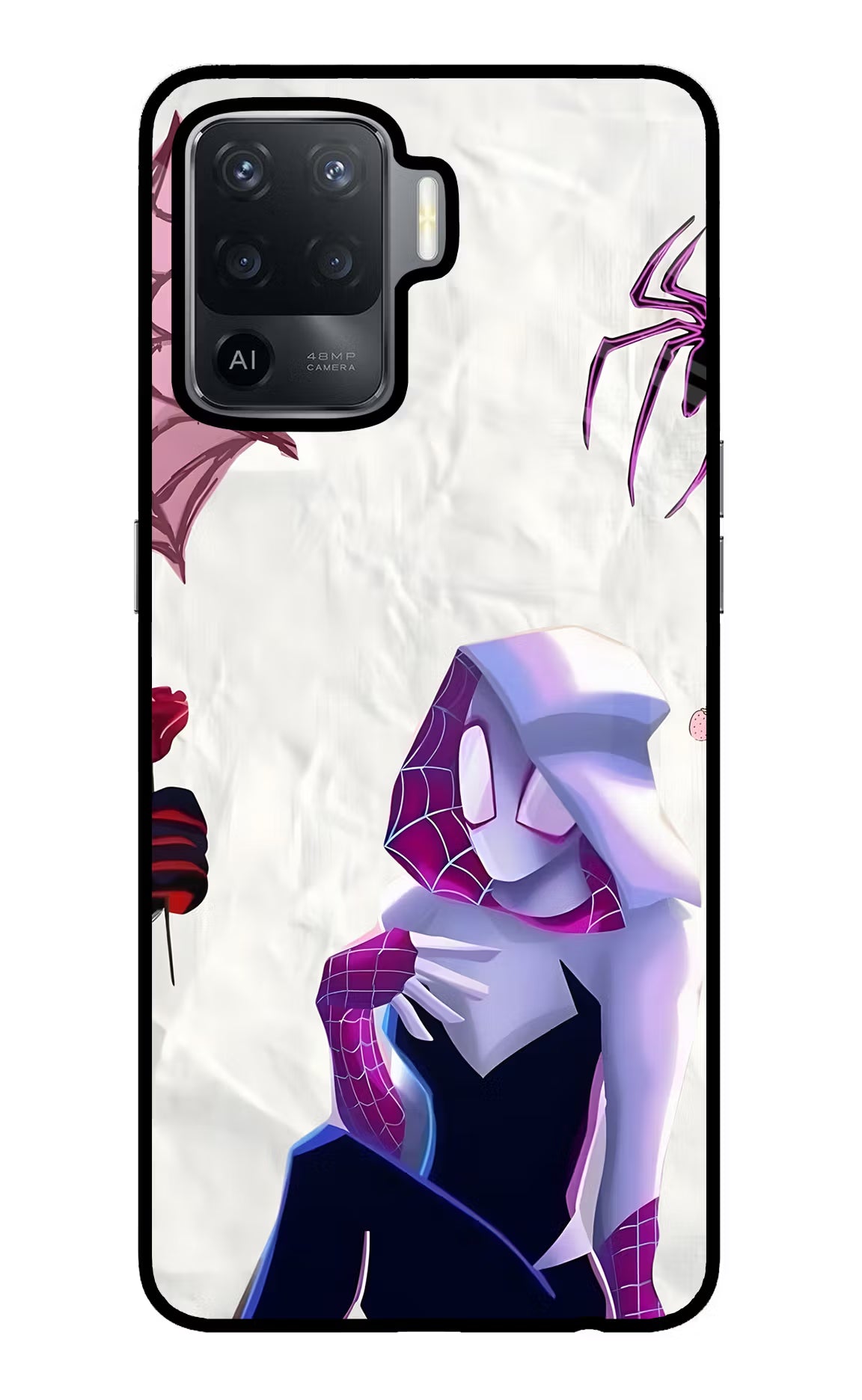 Gwen Verse Oppo F19 Pro Glass Case - Gwen Verse Oppo F19 Pro Glass Case Gwen Verse Oppo F19 Pro Glass Case