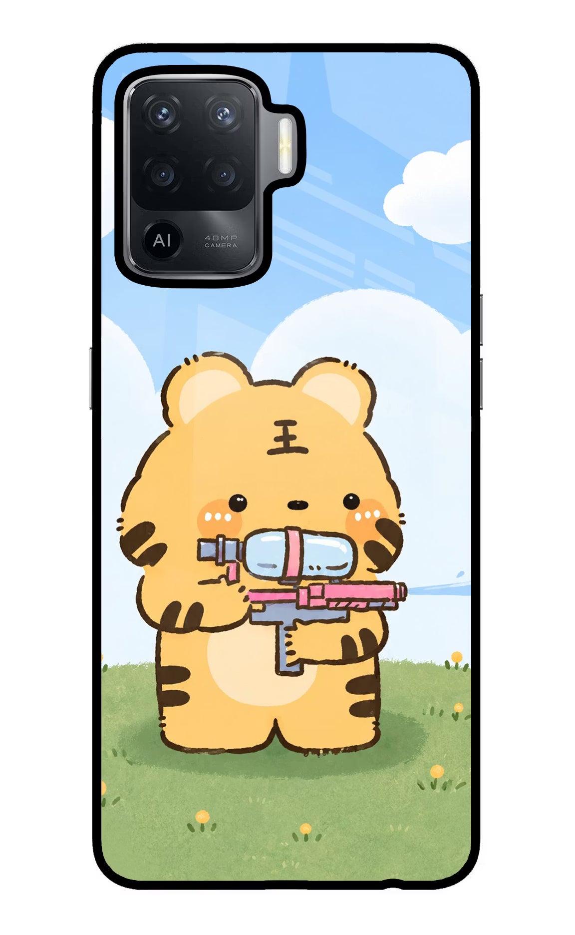 Tiger Treat Oppo F19 Pro Glass Case - Tiger Treat Oppo F19 Pro Glass Case Tiger Treat Oppo F19 Pro Glass Case