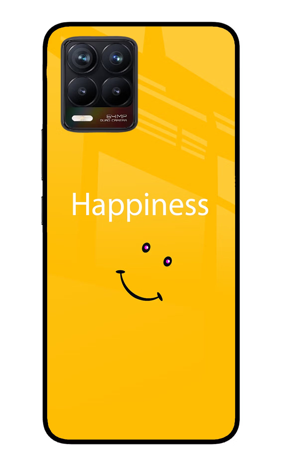 Happiness With Smiley Realme 8/8 Pro (not 5G) Glass Case - Happiness With Smiley Realme 8/8 Pro (not 5G) Glass Case Happiness With Smiley Realme 8/8 Pro (not 5G) Glass Case