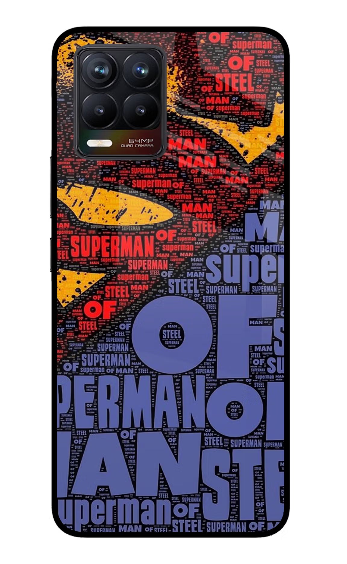 Superman Realme 8/8 Pro (not 5G) Glass Case - Superman Realme 8/8 Pro (not 5G) Glass Case Superman Realme 8/8 Pro (not 5G) Glass Case