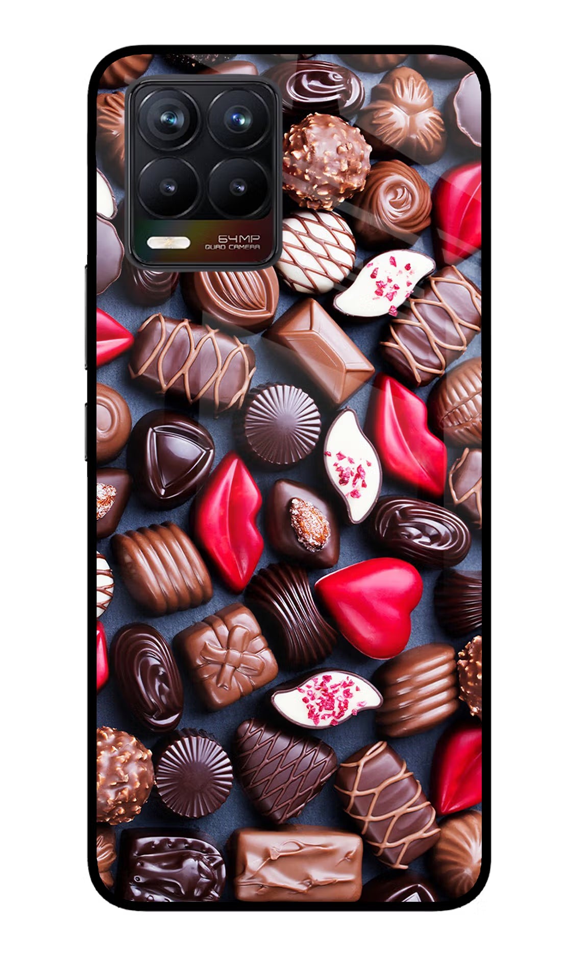 Chocolates Realme 8/8 Pro (not 5G) Glass Case - Chocolates Realme 8/8 Pro (not 5G) Glass Case Chocolates Realme 8/8 Pro (not 5G) Glass Case