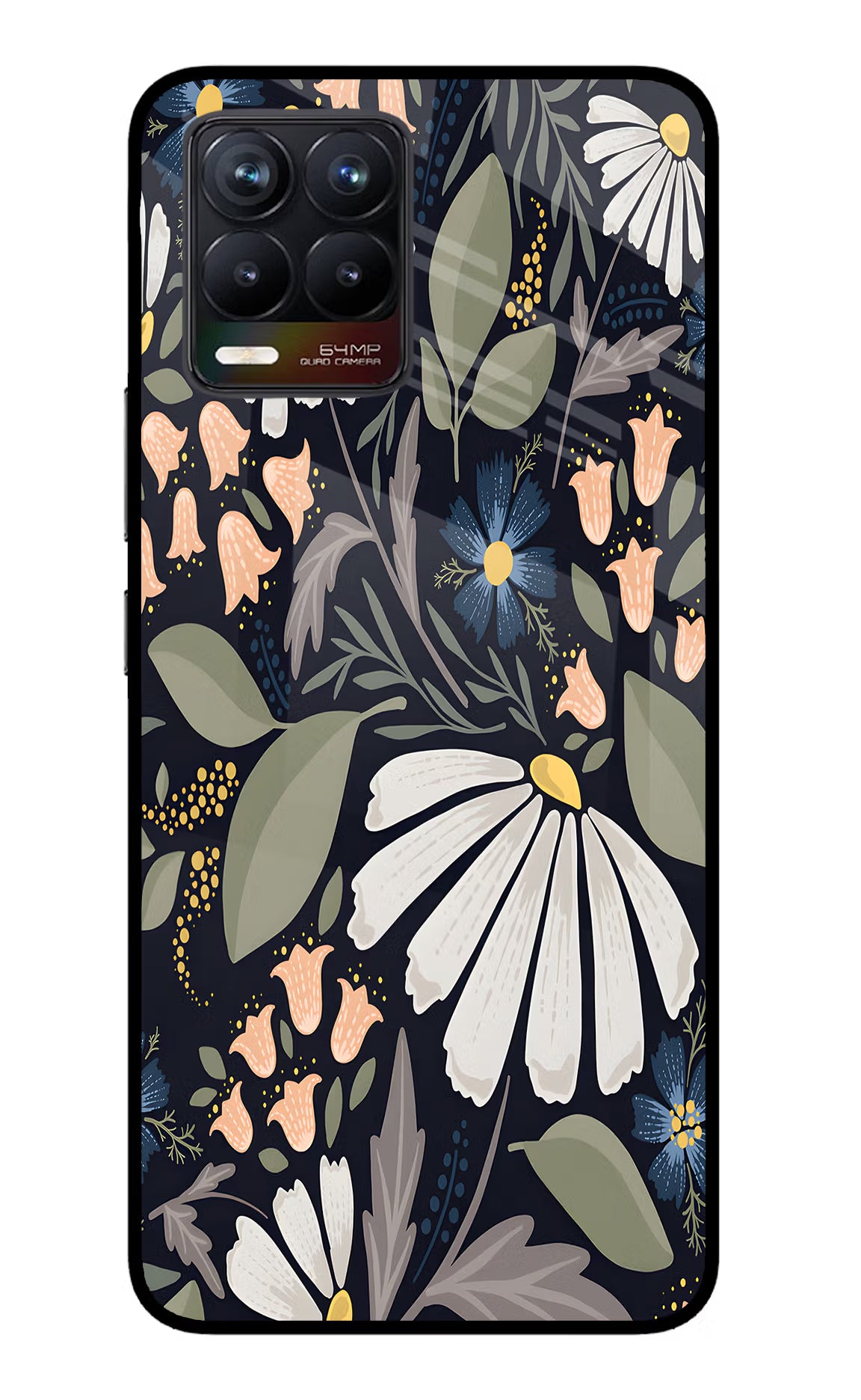 Flowers Art Realme 8/8 Pro (not 5G) Glass Case - Flowers Art Realme 8/8 Pro (not 5G) Glass Case Flowers Art Realme 8/8 Pro (not 5G) Glass Case