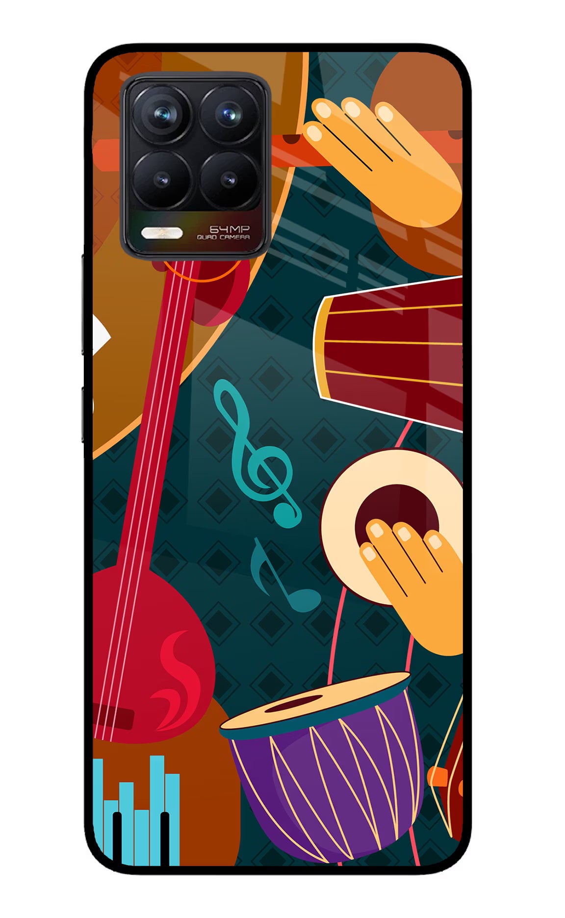 Music Instrument Realme 8/8 Pro (not 5G) Glass Case - Music Instrument Realme 8/8 Pro (not 5G) Glass Case Music Instrument Realme 8/8 Pro (not 5G) Glass Case