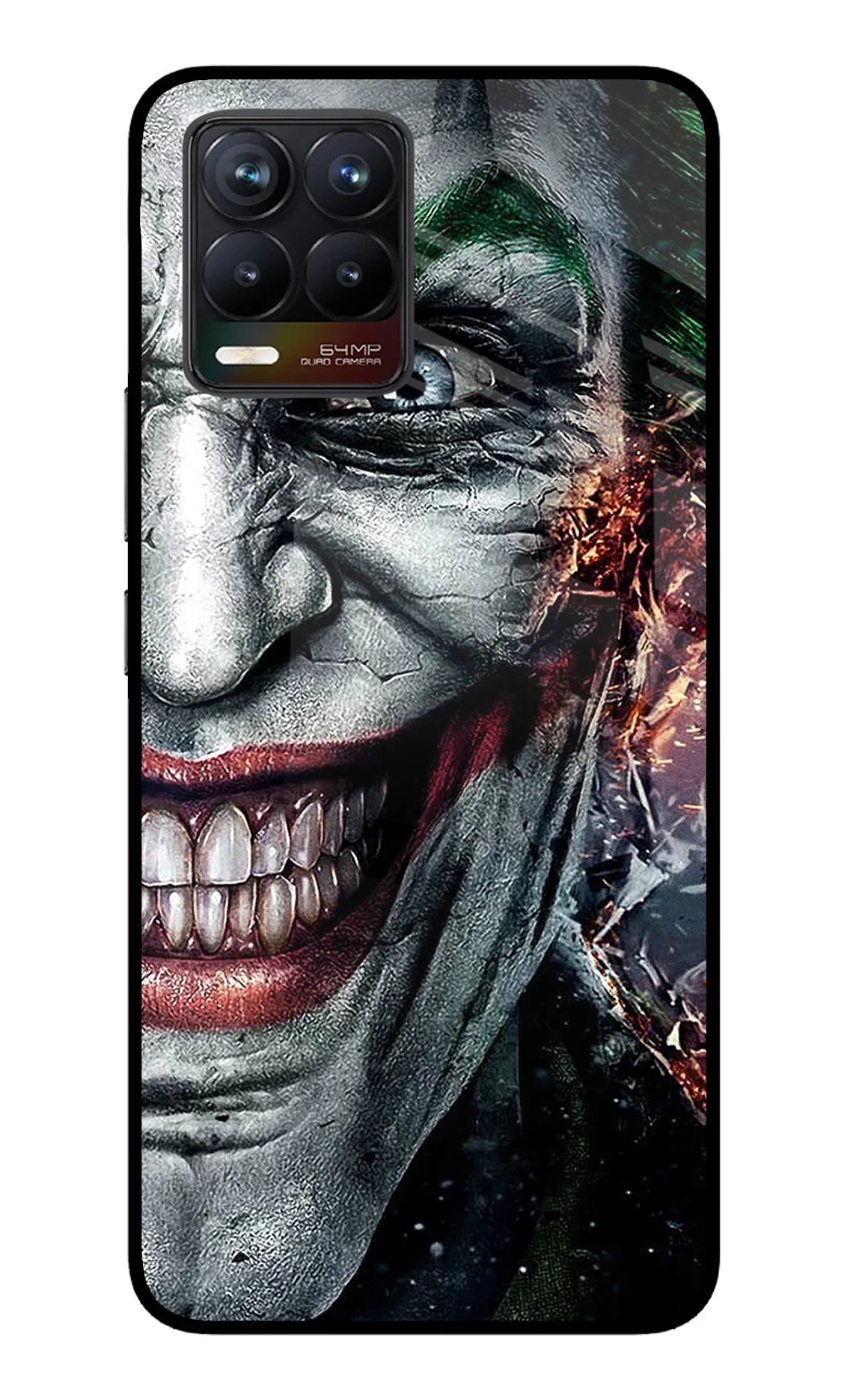 Joker Cam Realme 8/8 Pro (not 5G) Glass Case - Joker Cam Realme 8/8 Pro (not 5G) Glass Case Joker Cam Realme 8/8 Pro (not 5G) Glass Case