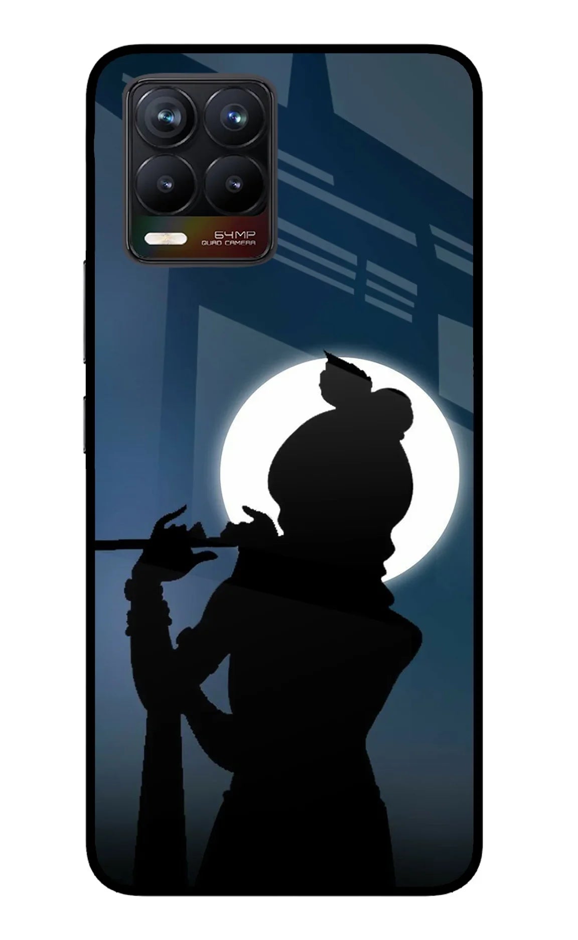 Shri Krishna Silhouette Realme 8/8 Pro (not 5G) Glass Case - Shri Krishna Silhouette Realme 8/8 Pro (not 5G) Glass Case Shri Krishna Silhouette Realme 8/8 Pro (not 5G) Glass Case