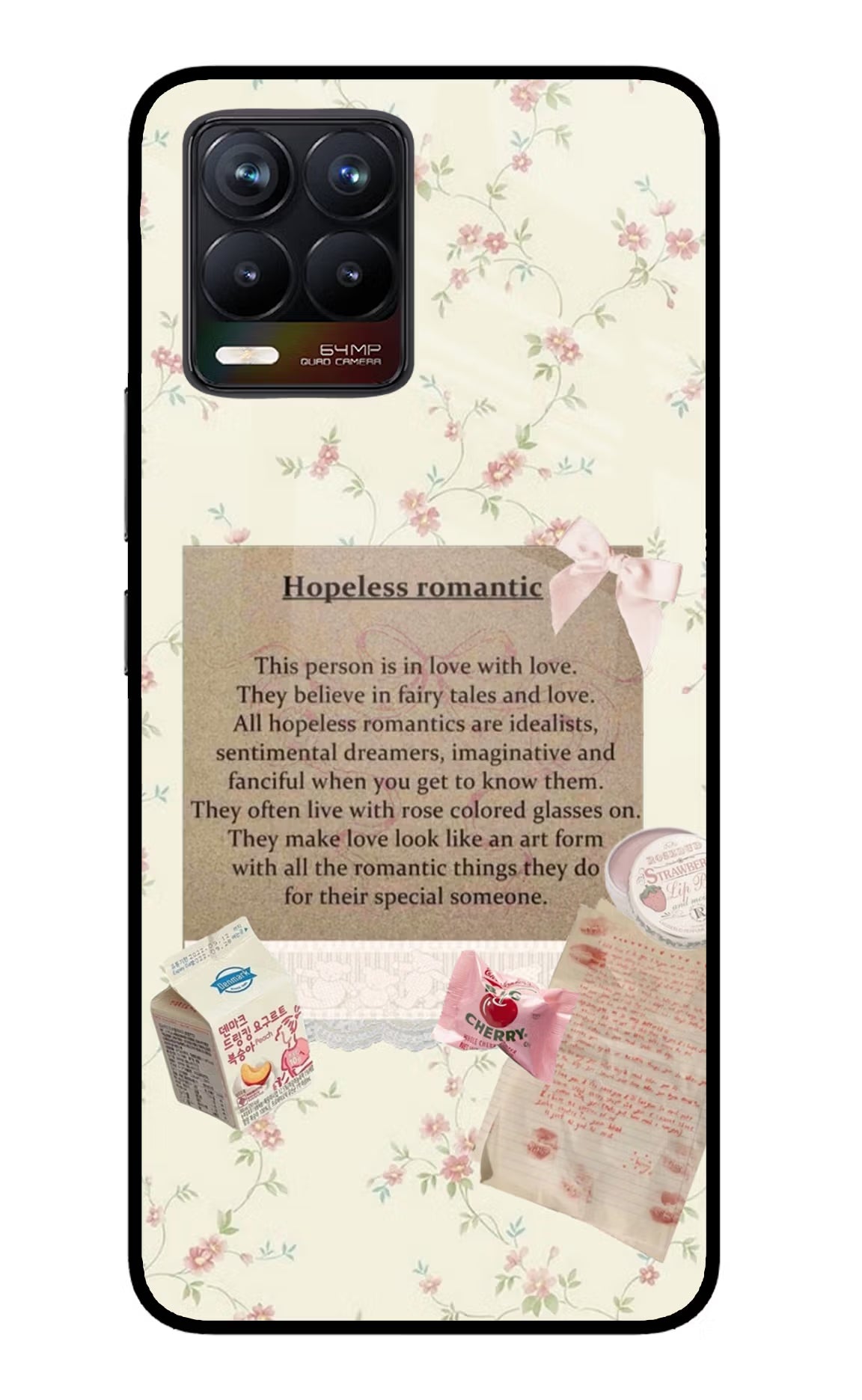 Hopeless Romantic Realme 8/8 Pro (not 5G) Glass Case - Hopeless Romantic Realme 8/8 Pro (not 5G) Glass Case Hopeless Romantic Realme 8/8 Pro (not 5G) Glass Case