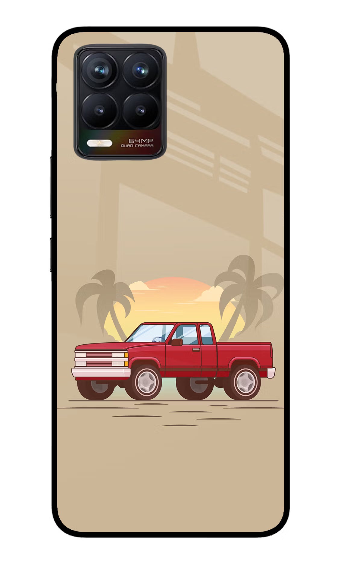 Desert Classic Drive Realme 8/8 Pro (not 5G) Glass Case - Desert Classic Drive Realme 8/8 Pro (not 5G) Glass Case Desert Classic Drive Realme 8/8 Pro (not 5G) Glass Case