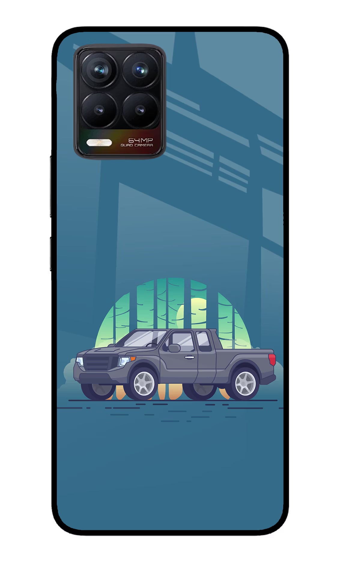 Retro Garage Vibe Realme 8/8 Pro (not 5G) Glass Case - Retro Garage Vibe Realme 8/8 Pro (not 5G) Glass Case Retro Garage Vibe Realme 8/8 Pro (not 5G) Glass Case