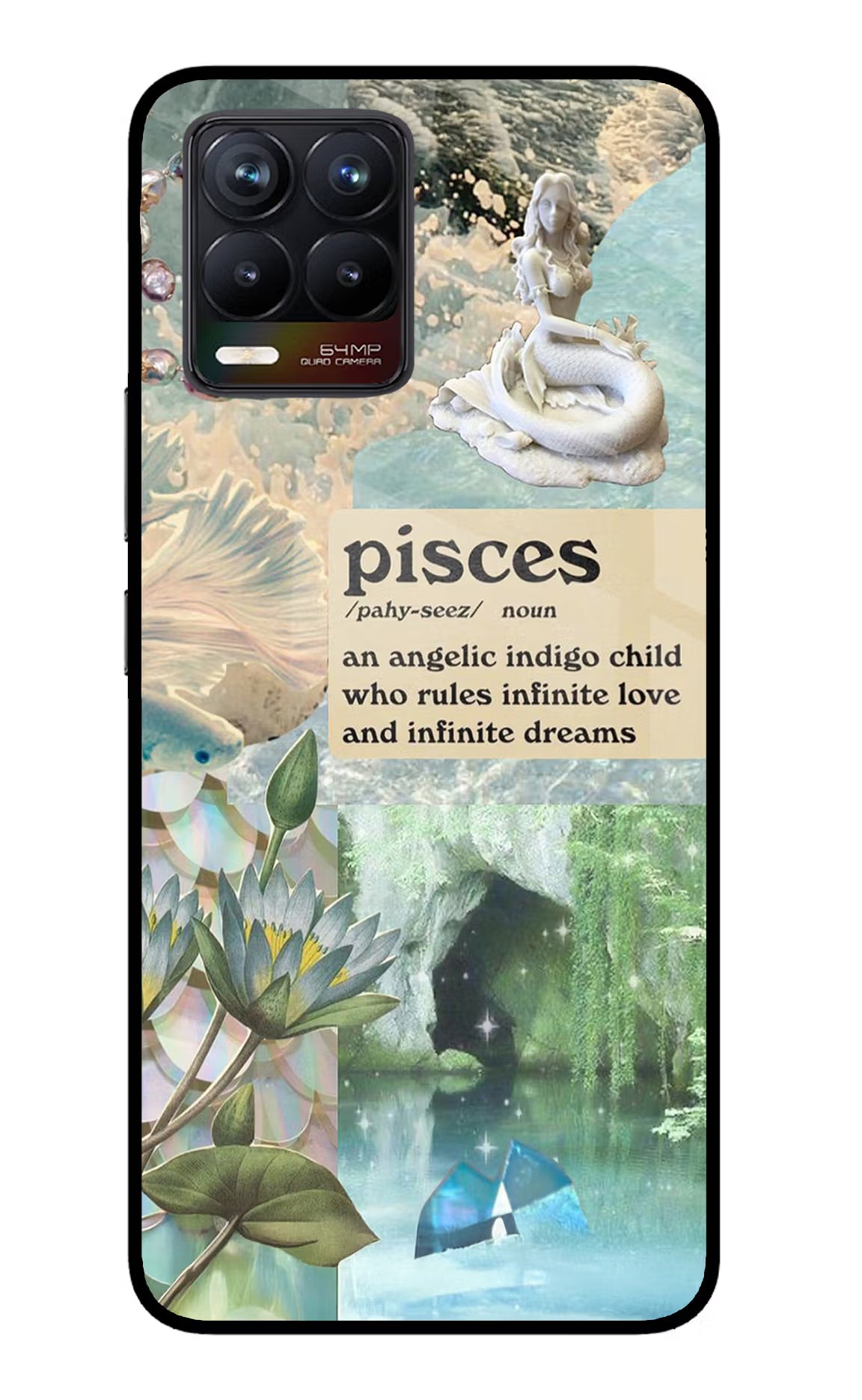 Pisces Zodiac Realme 8/8 Pro (not 5G) Glass Case - Pisces Zodiac Realme 8/8 Pro (not 5G) Glass Case Pisces Zodiac Realme 8/8 Pro (not 5G) Glass Case