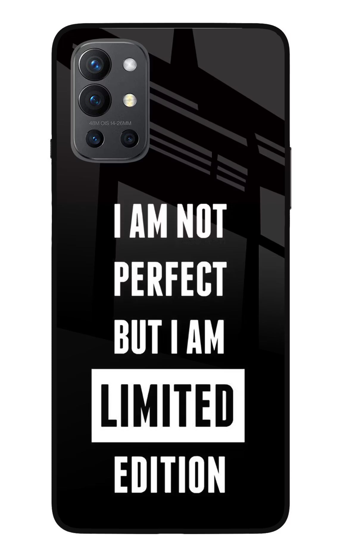 I Am Not Perfect But I Am Limited Edition Oneplus 9R Glass Case - I Am Not Perfect But I Am Limited Edition Oneplus 9R Glass Case I Am Not Perfect But I Am Limited Edition Oneplus 9R Glass Case