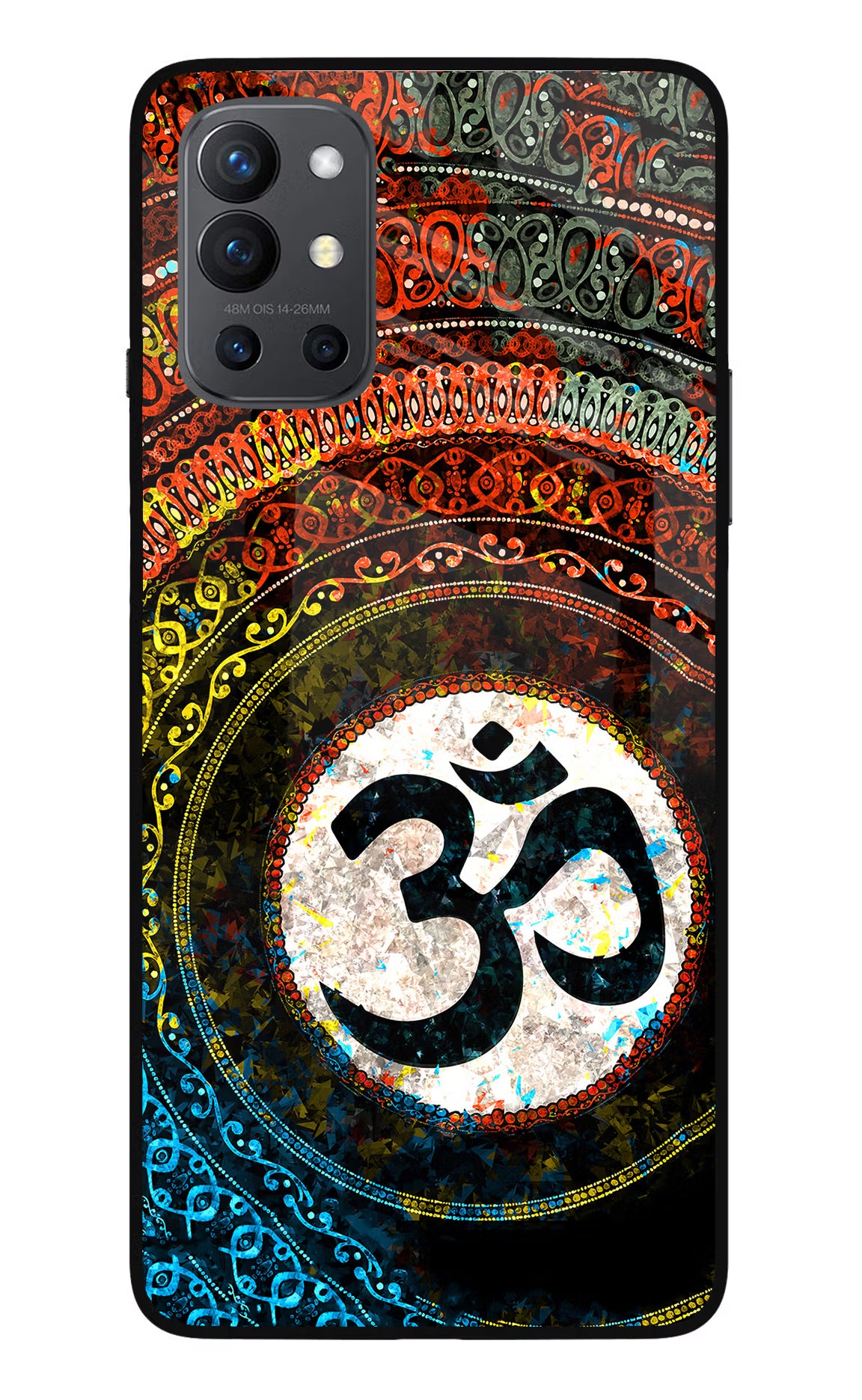 Om Cultural Oneplus 9R Glass Case - Om Cultural Oneplus 9R Glass Case Om Cultural Oneplus 9R Glass Case
