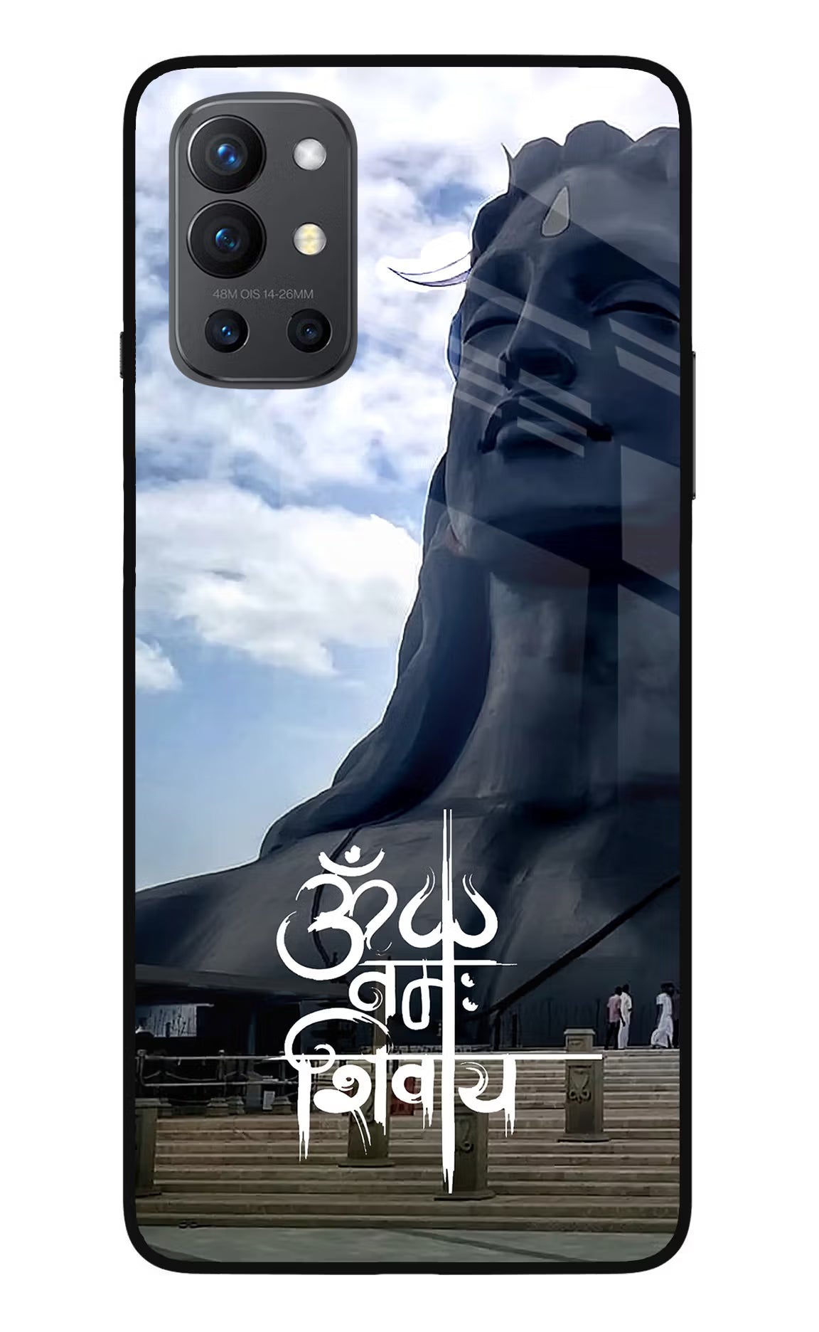 Om Namah Shivay Oneplus 9R Glass Case - Om Namah Shivay Oneplus 9R Glass Case Om Namah Shivay Oneplus 9R Glass Case