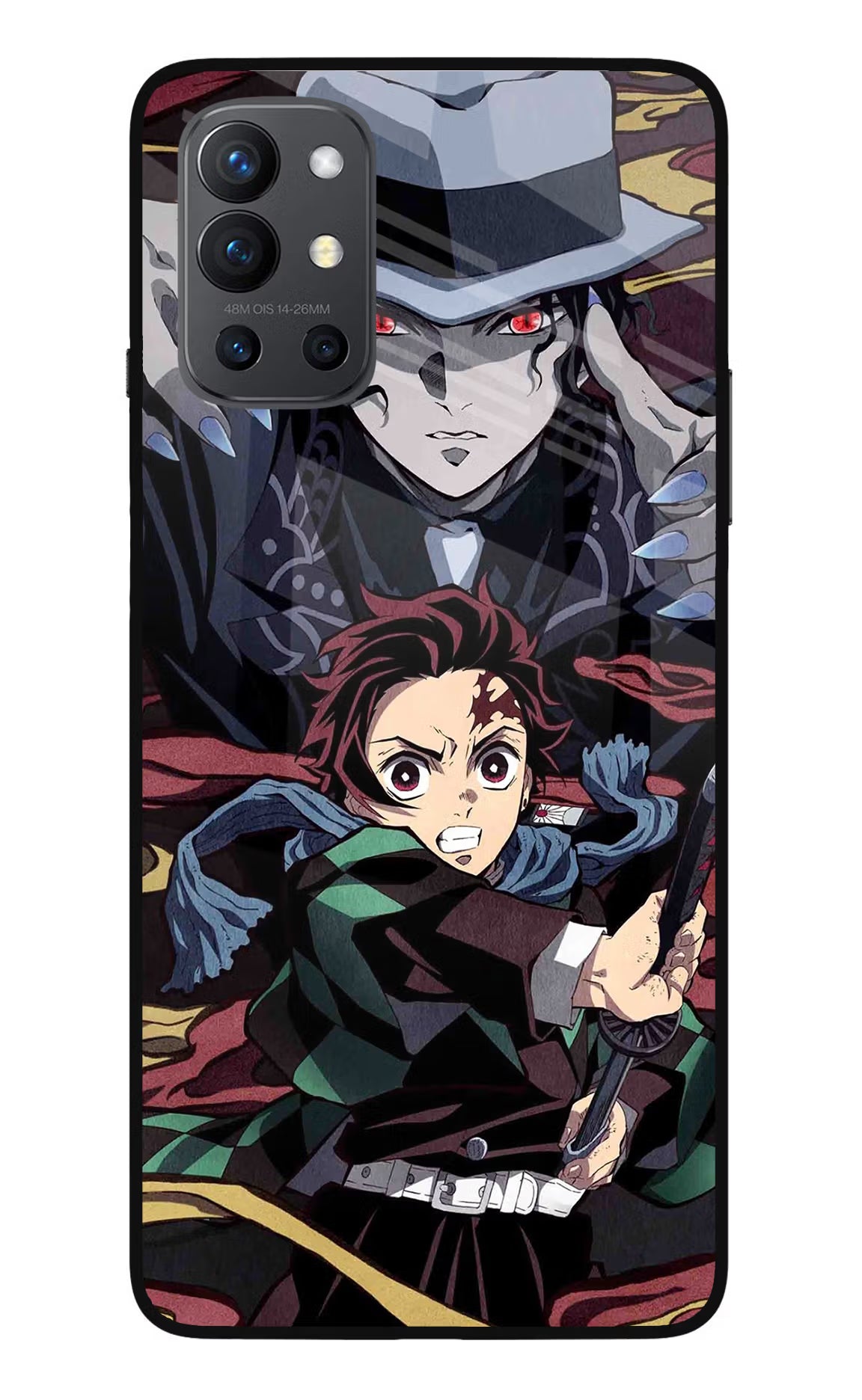 Demon Slayer Oneplus 9R Glass Case - Demon Slayer Oneplus 9R Glass Case Demon Slayer Oneplus 9R Glass Case