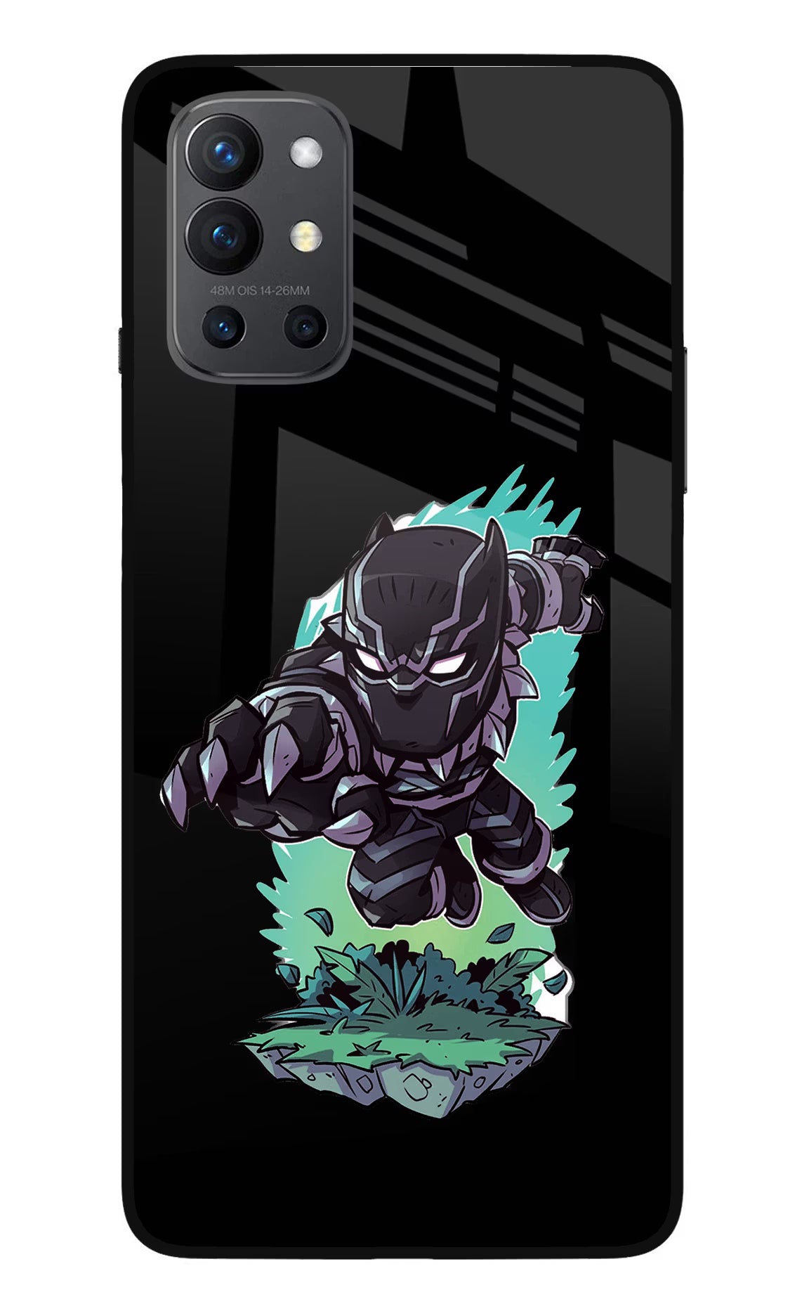 Black Panther Oneplus 9R Glass Case - Black Panther Oneplus 9R Glass Case Black Panther Oneplus 9R Glass Case