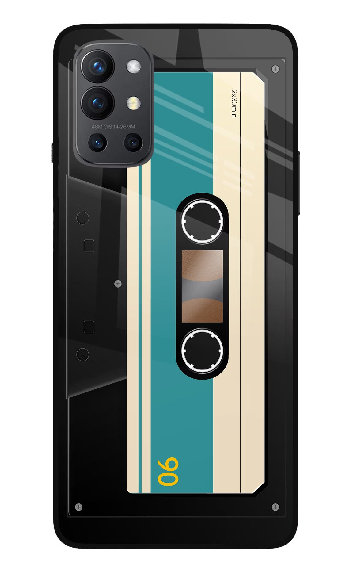 Cassette Oneplus 9R Glass Case - Cassette Oneplus 9R Glass Case Cassette Oneplus 9R Glass Case