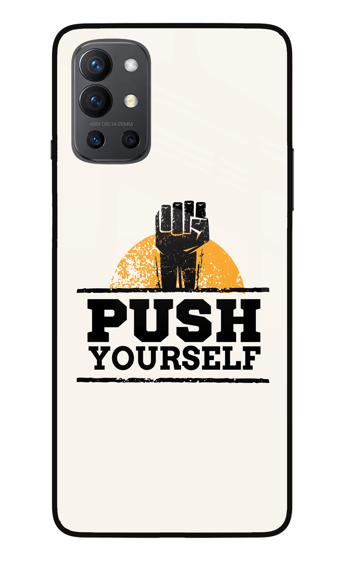 Push Yourself Oneplus 9R Glass Case - Push Yourself Oneplus 9R Glass Case Push Yourself Oneplus 9R Glass Case