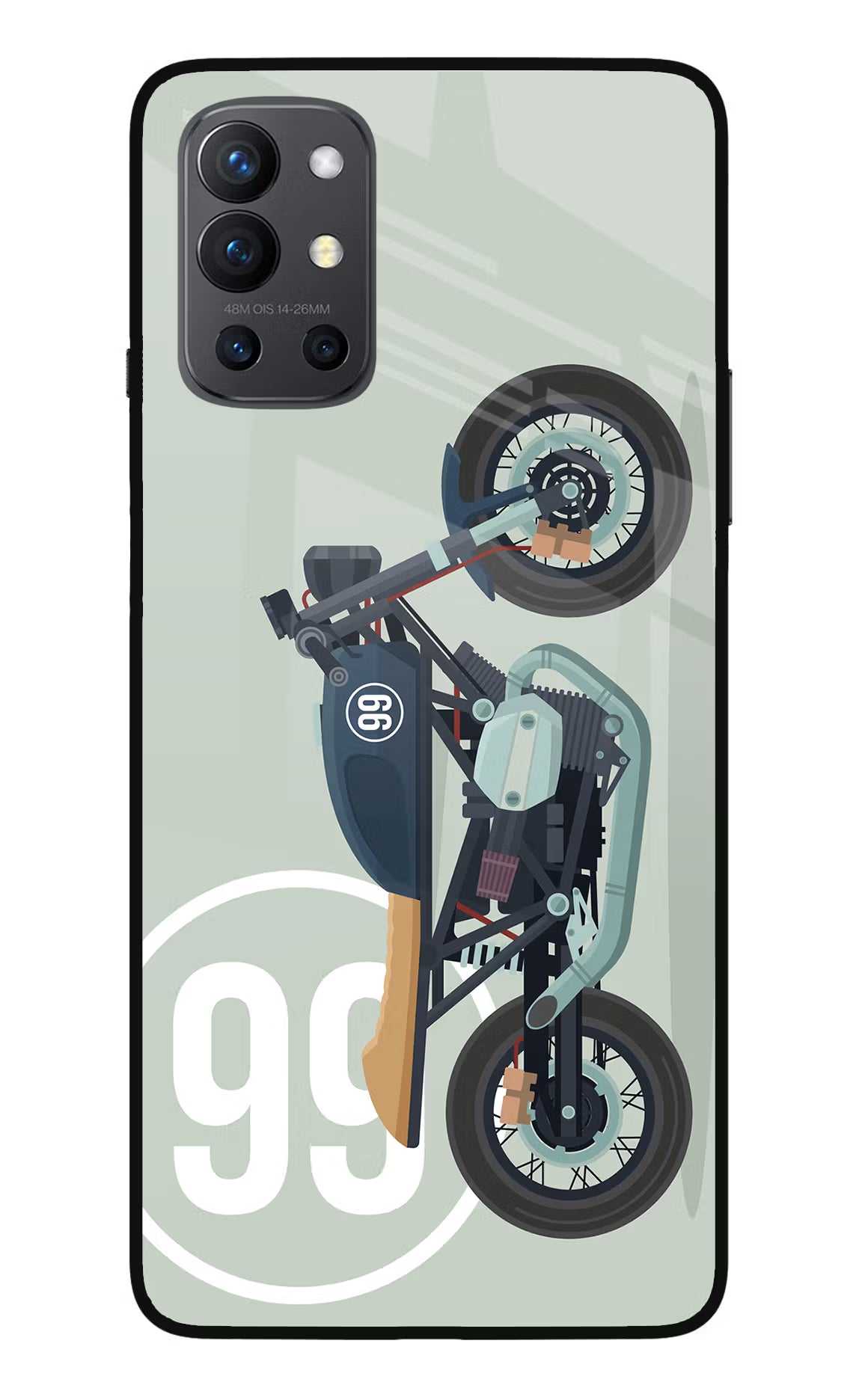 Classic Cafe Racer 99 Oneplus 9R Glass Case - Classic Cafe Racer 99 Oneplus 9R Glass Case Classic Cafe Racer 99 Oneplus 9R Glass Case