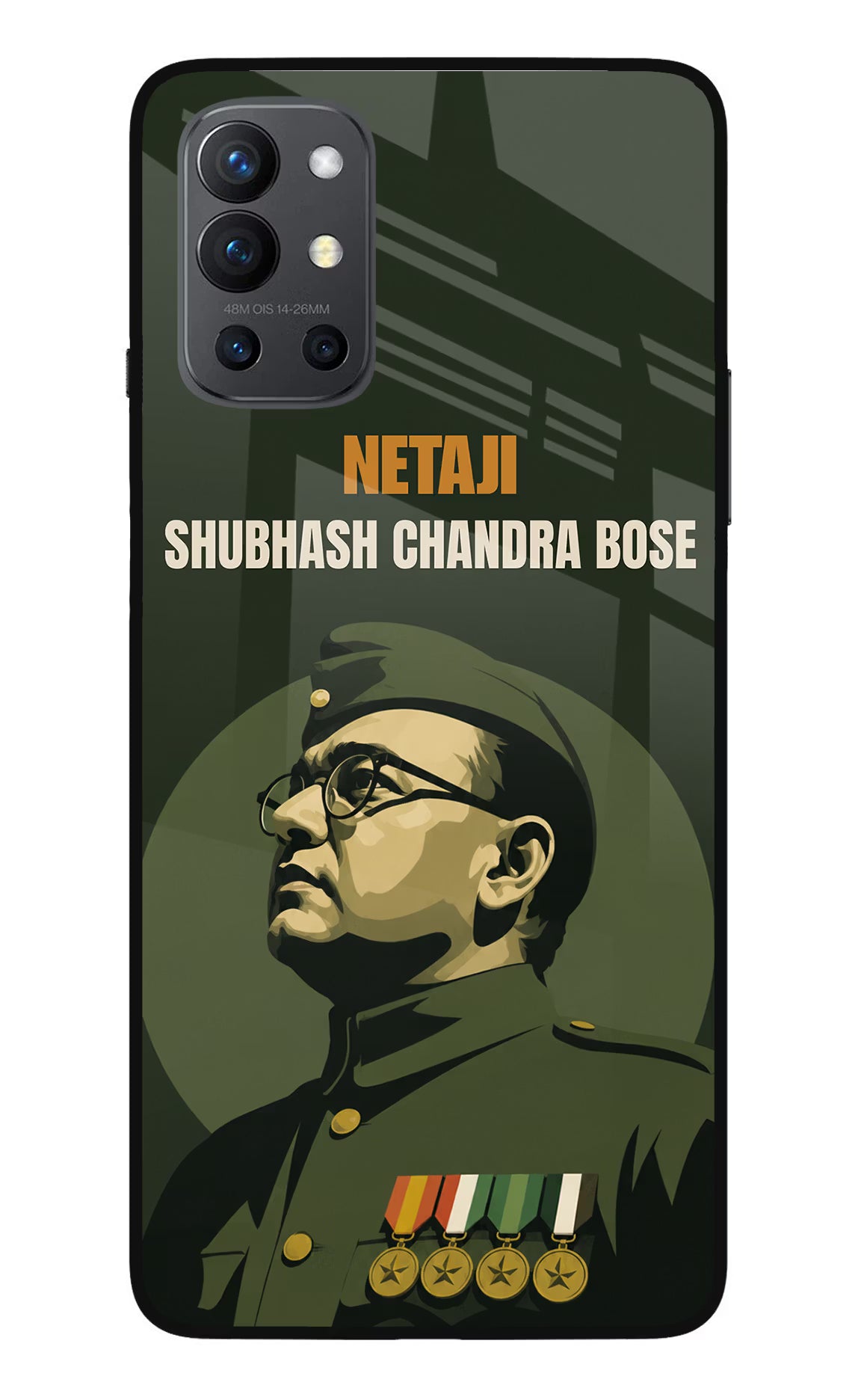 Netaji Legacy Oneplus 9R Glass Case - Netaji Legacy Oneplus 9R Glass Case Netaji Legacy Oneplus 9R Glass Case
