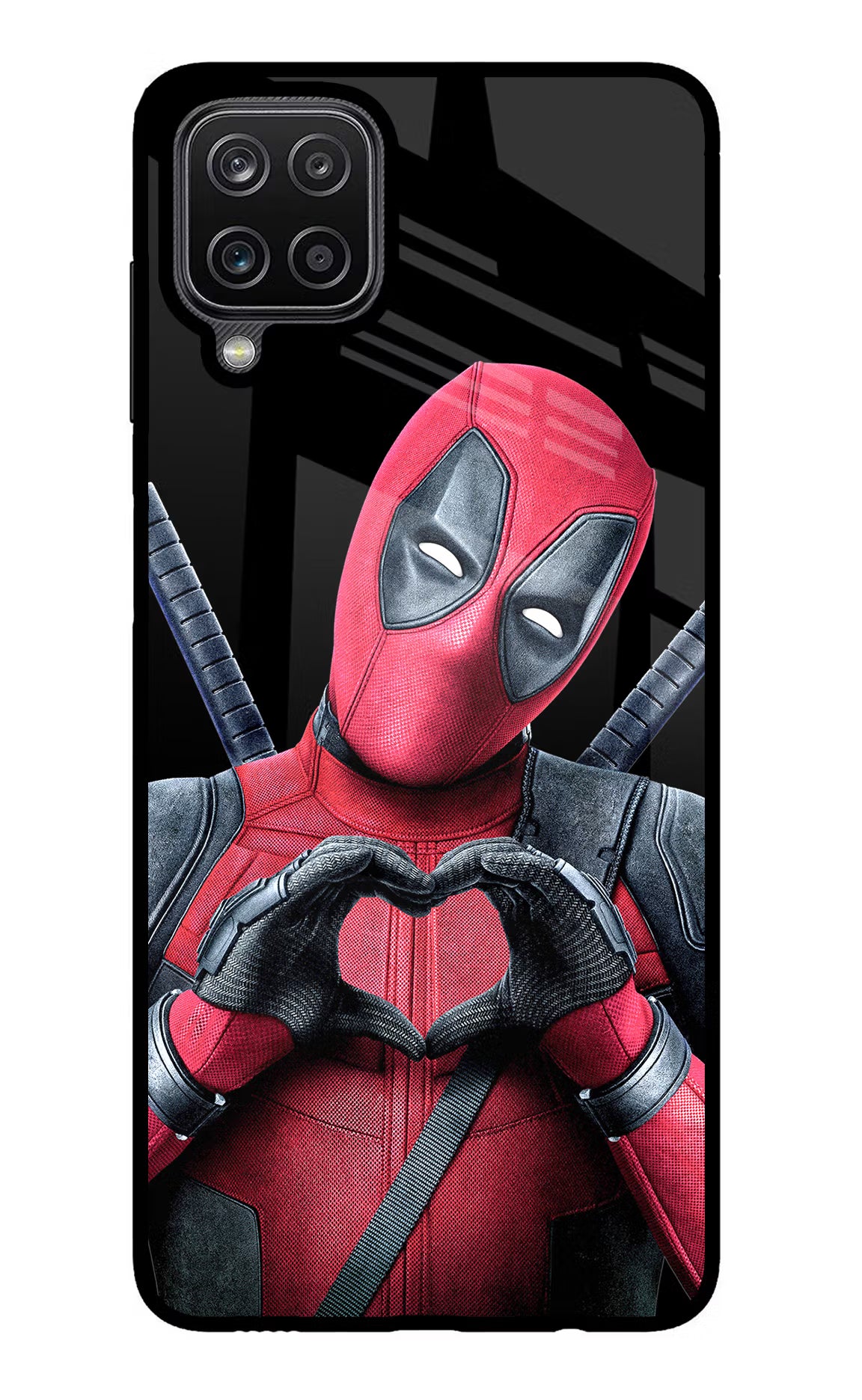 Deadpool Samsung M12/F12 Glass Case - Deadpool Samsung M12/F12 Glass Case Deadpool Samsung M12/F12 Glass Case