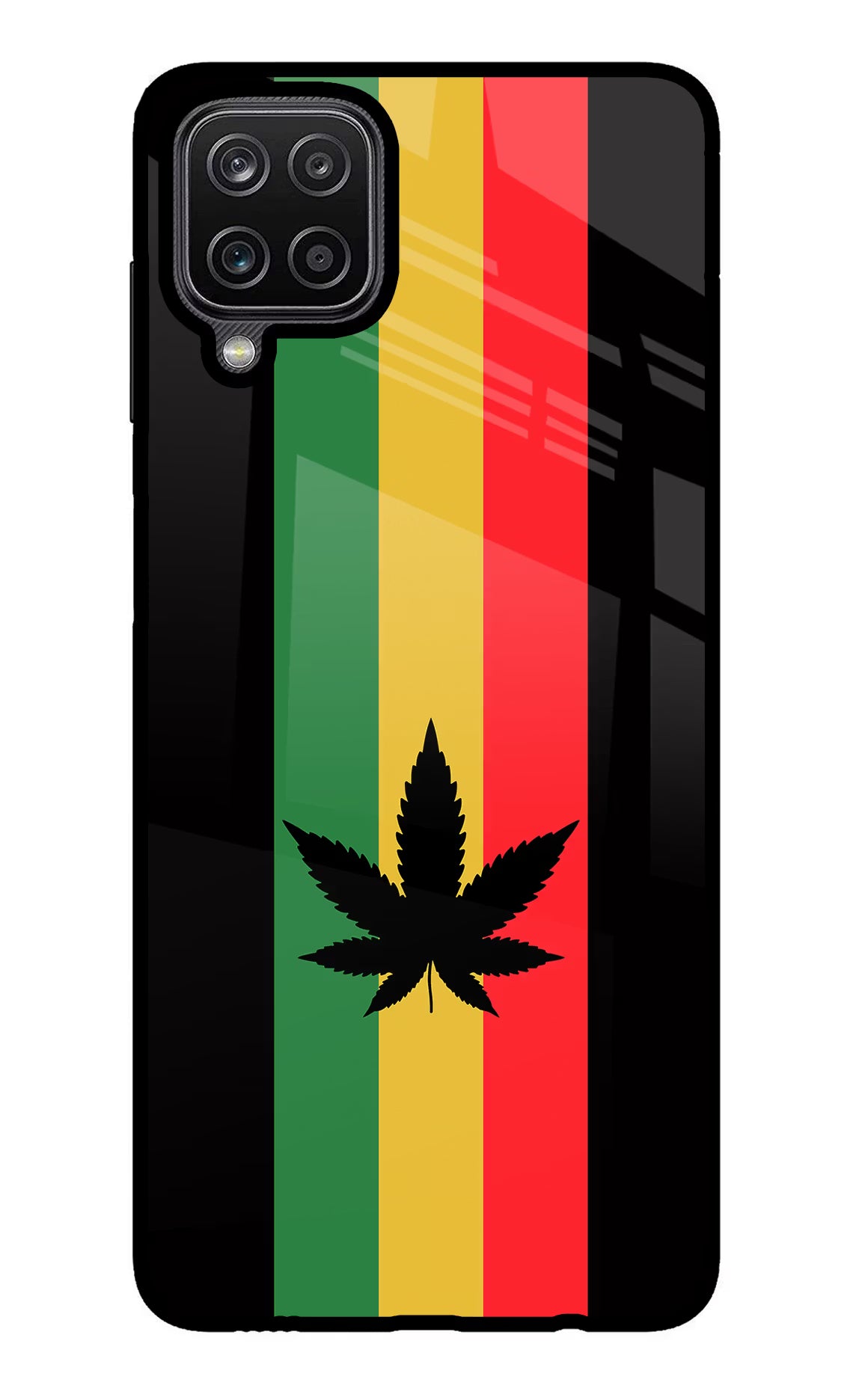 Weed Flag Samsung M12/F12 Glass Case - Weed Flag Samsung M12/F12 Glass Case Weed Flag Samsung M12/F12 Glass Case