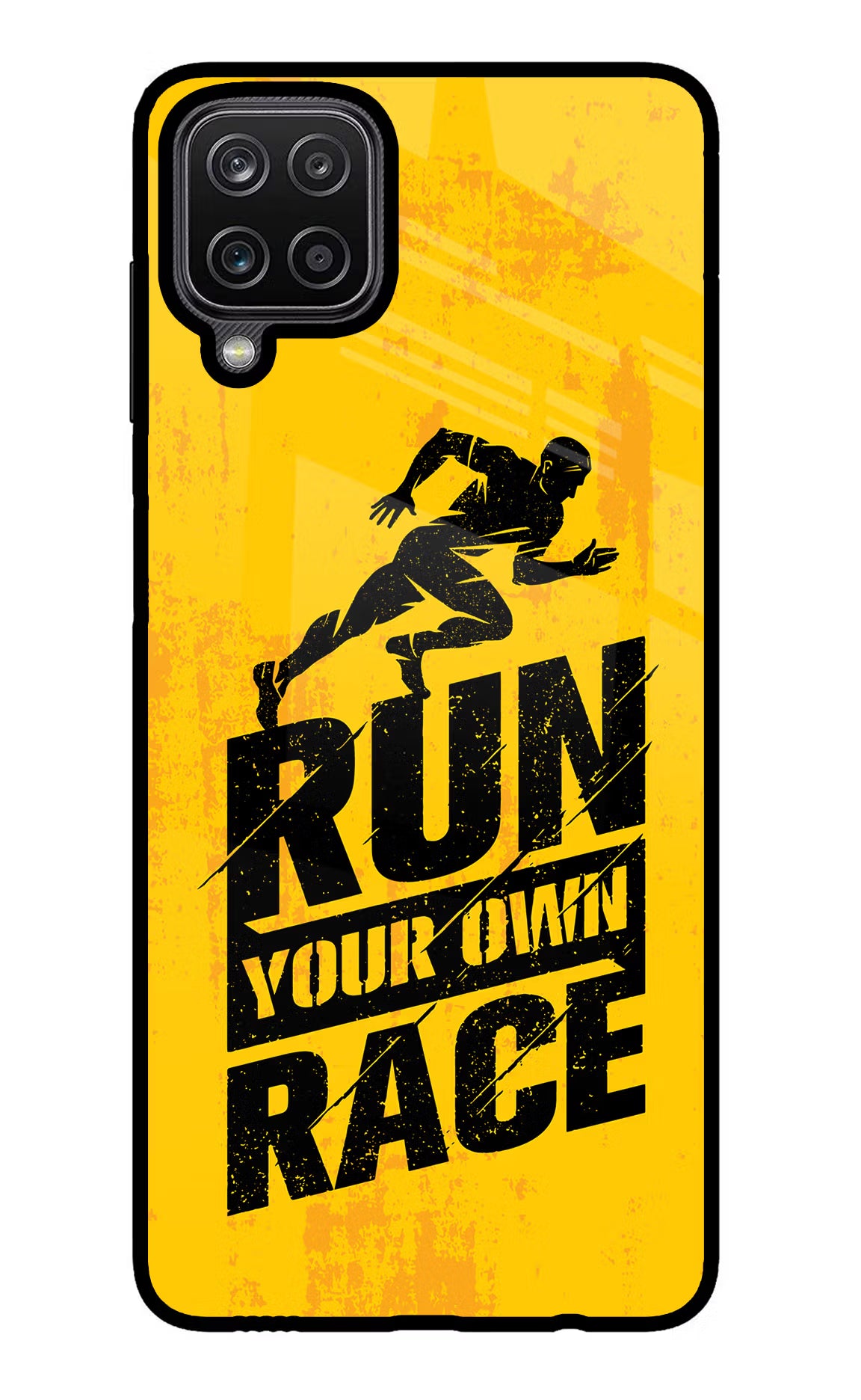 Run Your Own Race Samsung M12/F12 Glass Case - Run Your Own Race Samsung M12/F12 Glass Case Run Your Own Race Samsung M12/F12 Glass Case