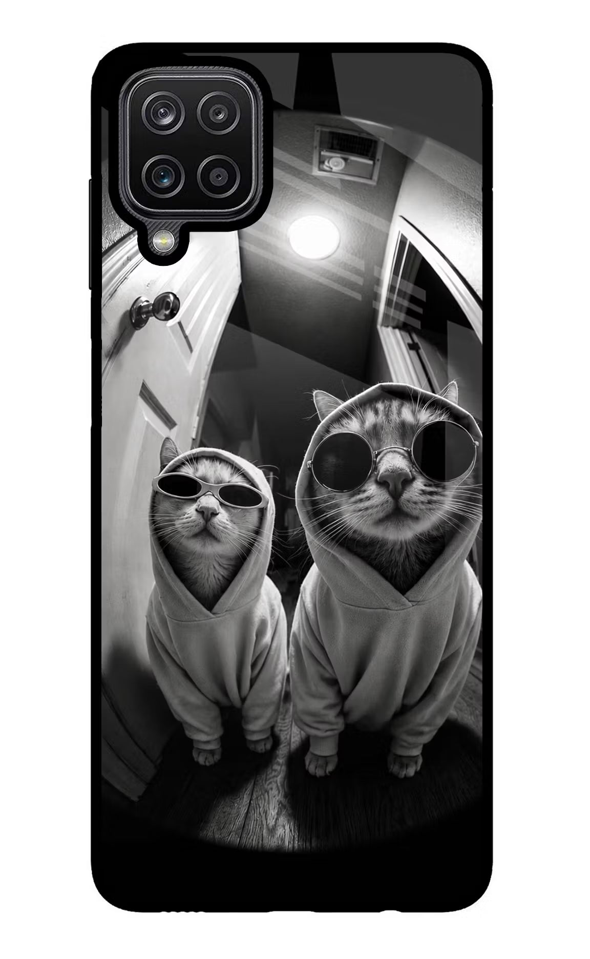 Hood Cats Samsung M12/F12 Glass Case - Hood Cats Samsung M12/F12 Glass Case Hood Cats Samsung M12/F12 Glass Case