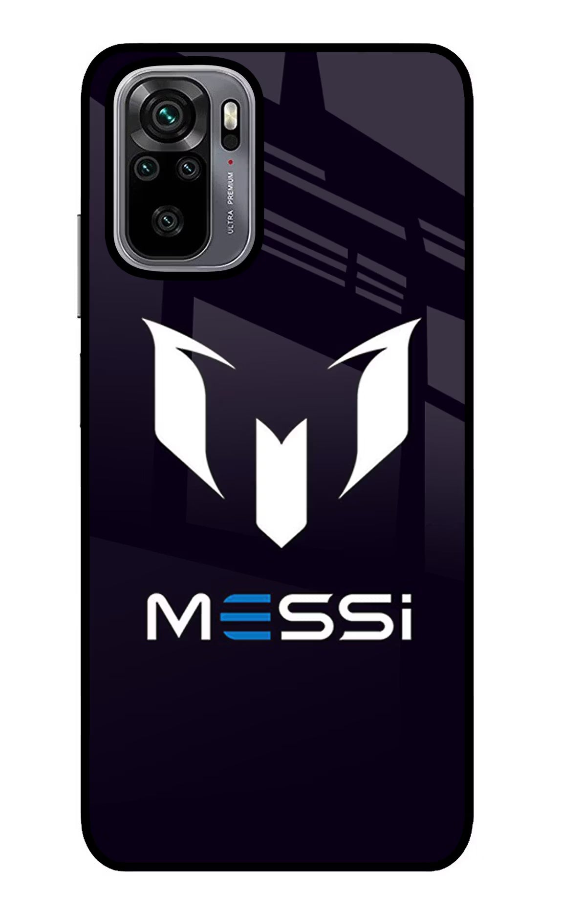 Messi Logo Redmi Note 10/10S Glass Case - Messi Logo Redmi Note 10/10S Glass Case Messi Logo Redmi Note 10/10S Glass Case