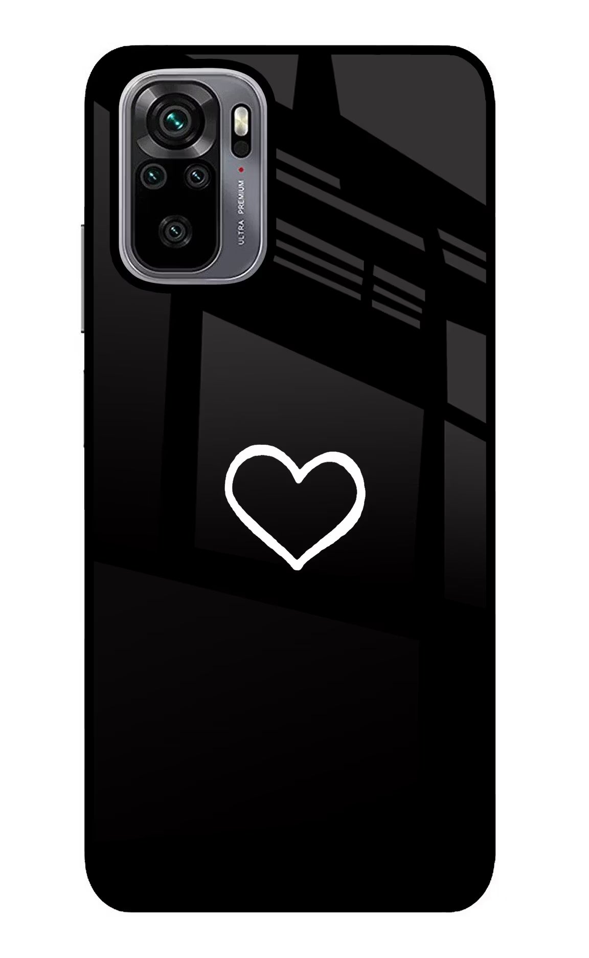 Heart Redmi Note 10/10S Glass Case - Heart Redmi Note 10/10S Glass Case Heart Redmi Note 10/10S Glass Case