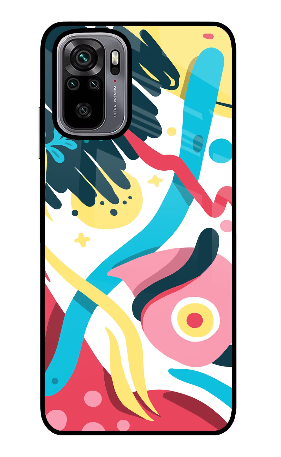 Trippy Redmi Note 10/10S Glass Case - Trippy Redmi Note 10/10S Glass Case Trippy Redmi Note 10/10S Glass Case
