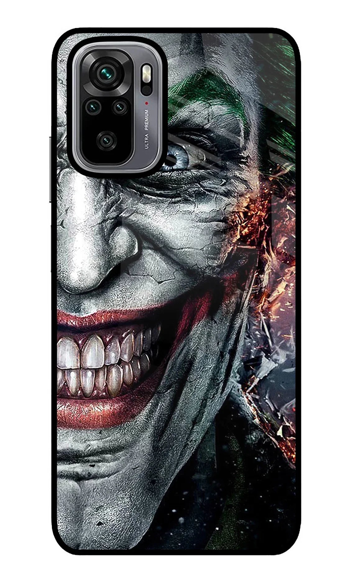 Joker Cam Redmi Note 10/10S Glass Case - Joker Cam Redmi Note 10/10S Glass Case Joker Cam Redmi Note 10/10S Glass Case