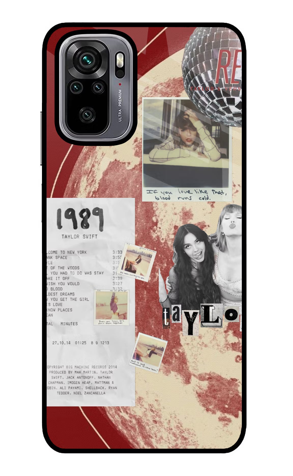 Taylor Swift Redmi Note 10/10S Glass Case - Taylor Swift Redmi Note 10/10S Glass Case Taylor Swift Redmi Note 10/10S Glass Case