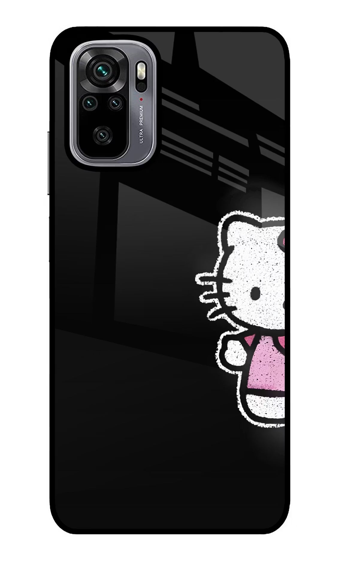 Kitty Charm Redmi Note 10/10S Glass Case - Kitty Charm Redmi Note 10/10S Glass Case Kitty Charm Redmi Note 10/10S Glass Case