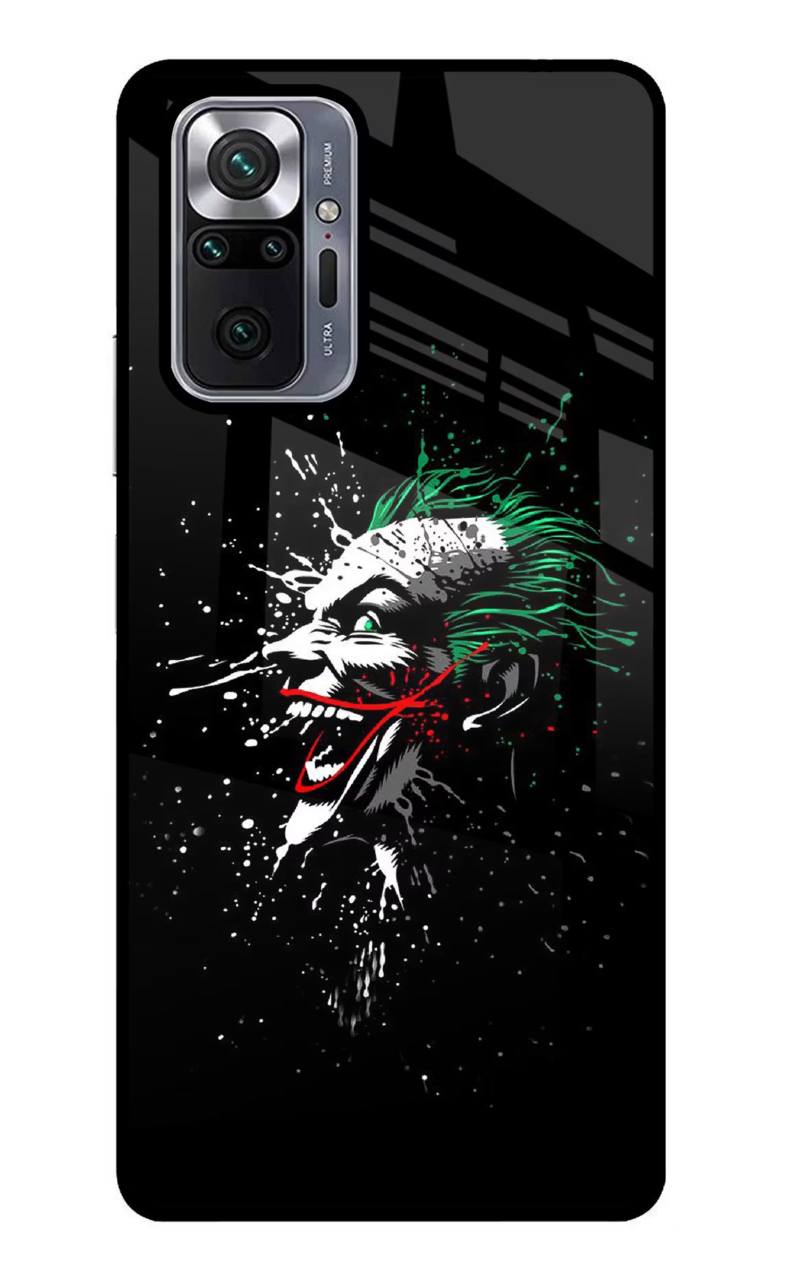 Joker Redmi Note 10 Pro Back Cover - Joker Redmi Note 10 Pro Glass Case Back Cover by Casekaro Joker Redmi Note 10 Pro Glass Case Back Cover by Casekaro