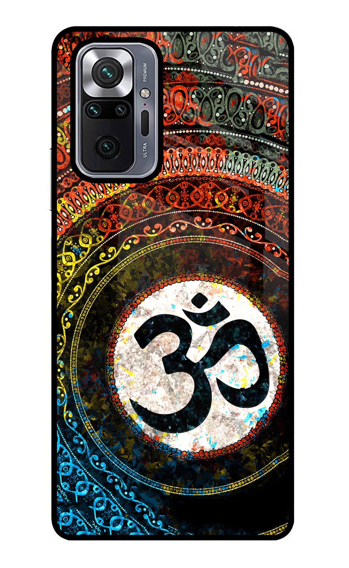 Om Cultural Redmi Note 10 Pro Back Cover - Om Cultural Redmi Note 10 Pro Glass Case Back Cover by Casekaro Om Cultural Redmi Note 10 Pro Glass Case Back Cover by Casekaro