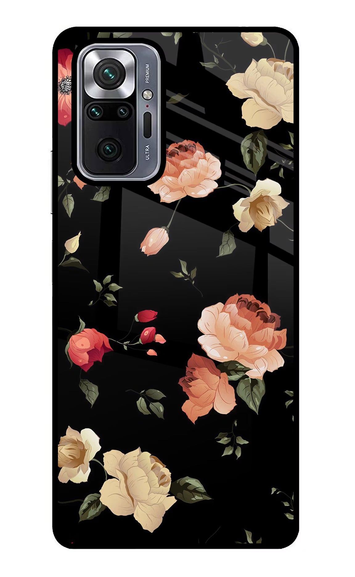 Flowers Redmi Note 10 Pro Glass Case - Flowers Redmi Note 10 Pro Glass Case Flowers Redmi Note 10 Pro Glass Case