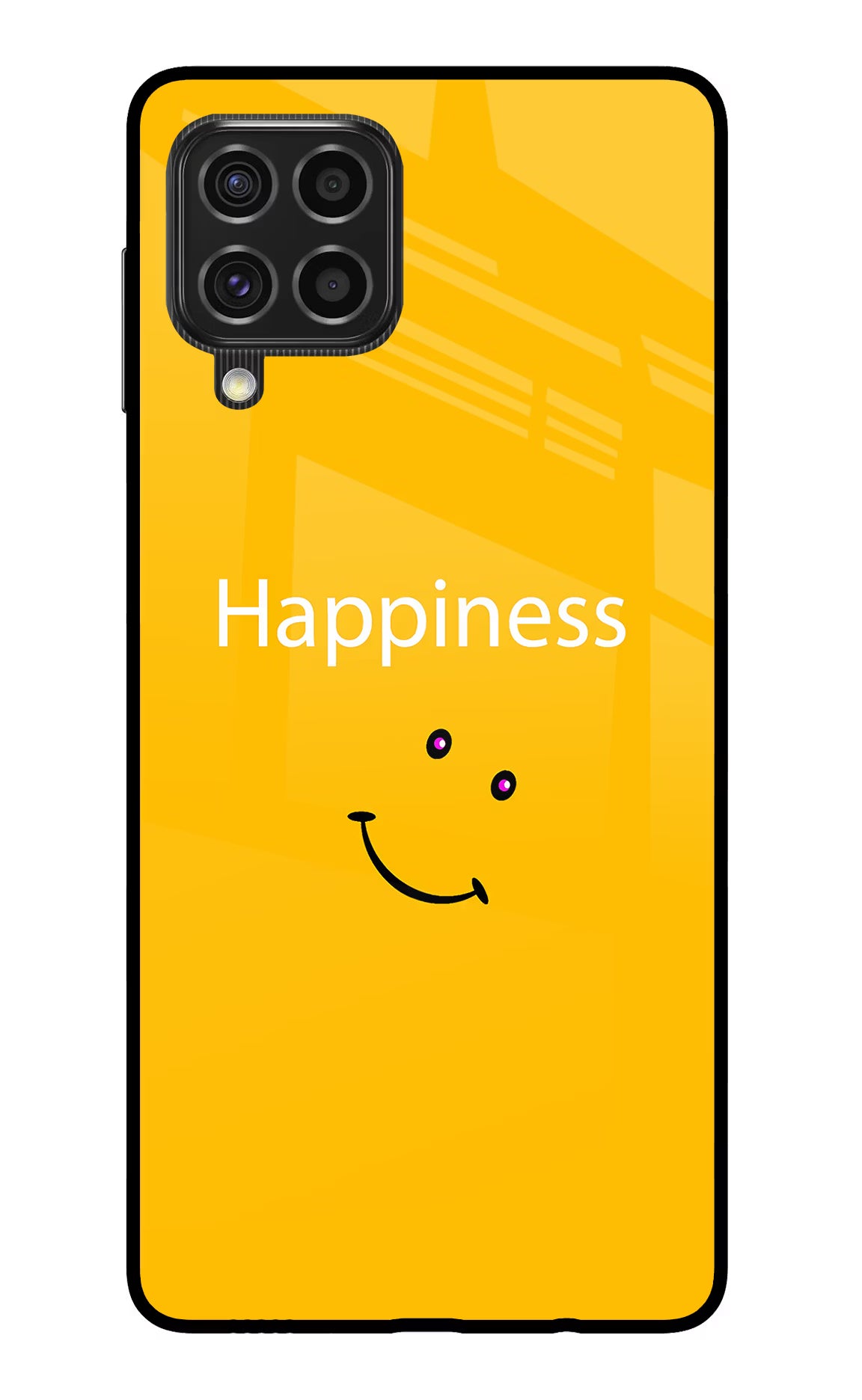 Happiness With Smiley Samsung F62 Glass Case - Happiness With Smiley Samsung F62 Glass Case Happiness With Smiley Samsung F62 Glass Case
