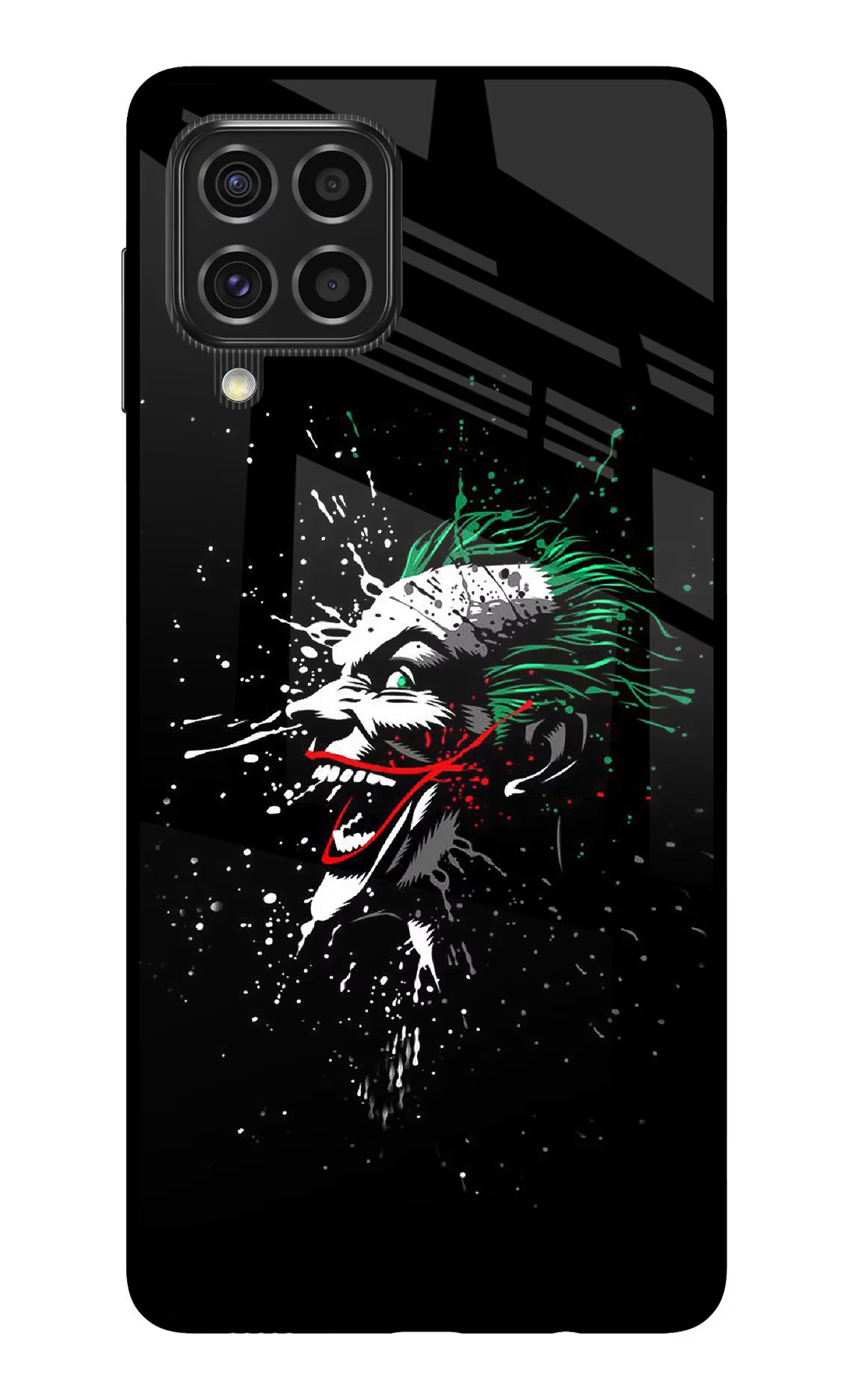 Joker Samsung F62 Back Cover - Joker Samsung F62 Glass Case Back Cover by Casekaro Joker Samsung F62 Glass Case Back Cover by Casekaro