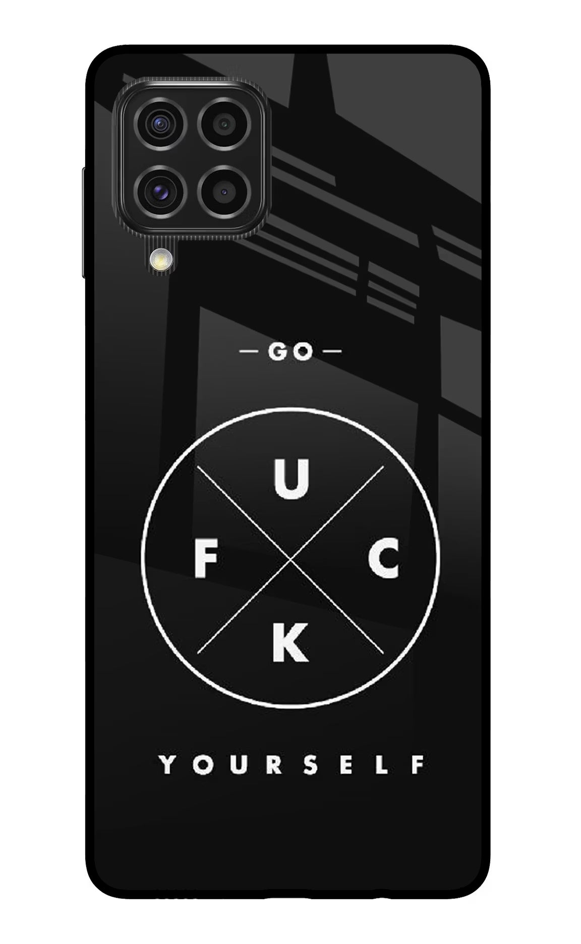 Go Fuck Yourself Samsung F62 Back Cover - Go Fuck Yourself Samsung F62 Glass Case Back Cover by Casekaro Go Fuck Yourself Samsung F62 Glass Case Back Cover by Casekaro