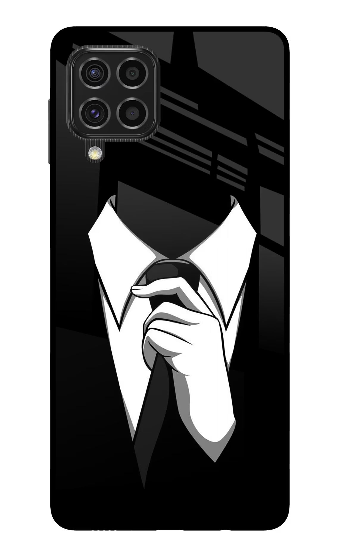 Black Tie Samsung F62 Glass Case - Black Tie Samsung F62 Glass Case Black Tie Samsung F62 Glass Case