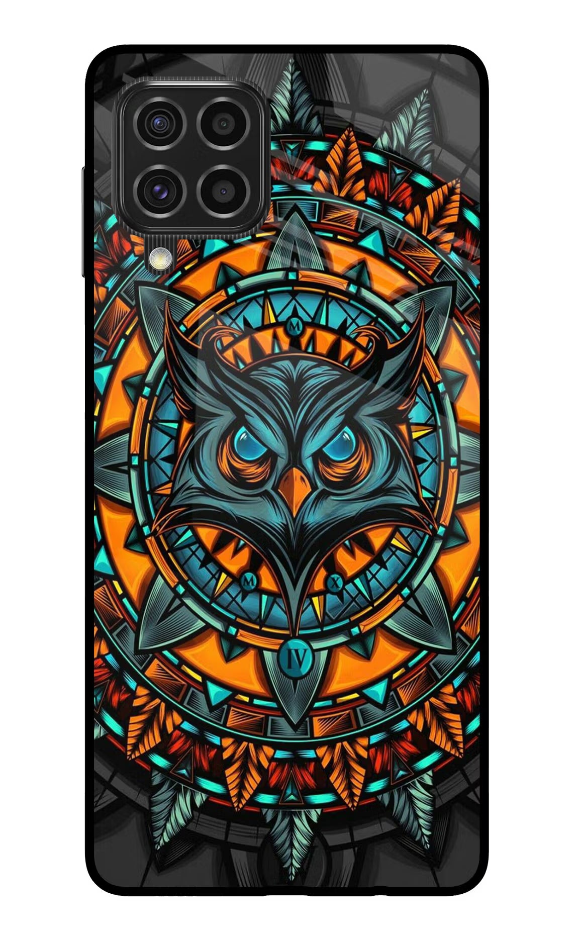 Angry Owl Art Samsung F62 Glass Case - Angry Owl Art Samsung F62 Glass Case Angry Owl Art Samsung F62 Glass Case