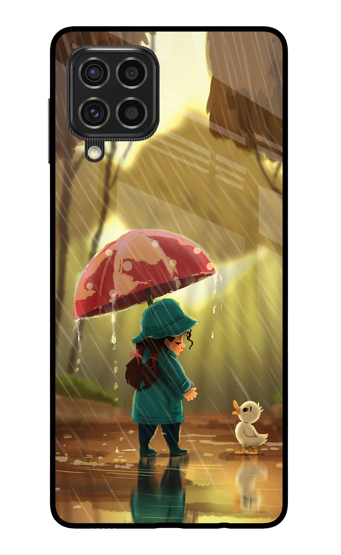 Rainy Day Samsung F62 Glass Case - Rainy Day Samsung F62 Glass Case Rainy Day Samsung F62 Glass Case