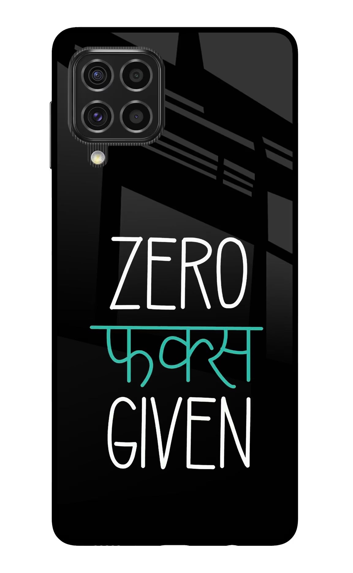 Zero Fucks Given Samsung F62 Back Cover - Zero Fucks Given Samsung F62 Glass Case Back Cover by Casekaro Zero Fucks Given Samsung F62 Glass Case Back Cover by Casekaro